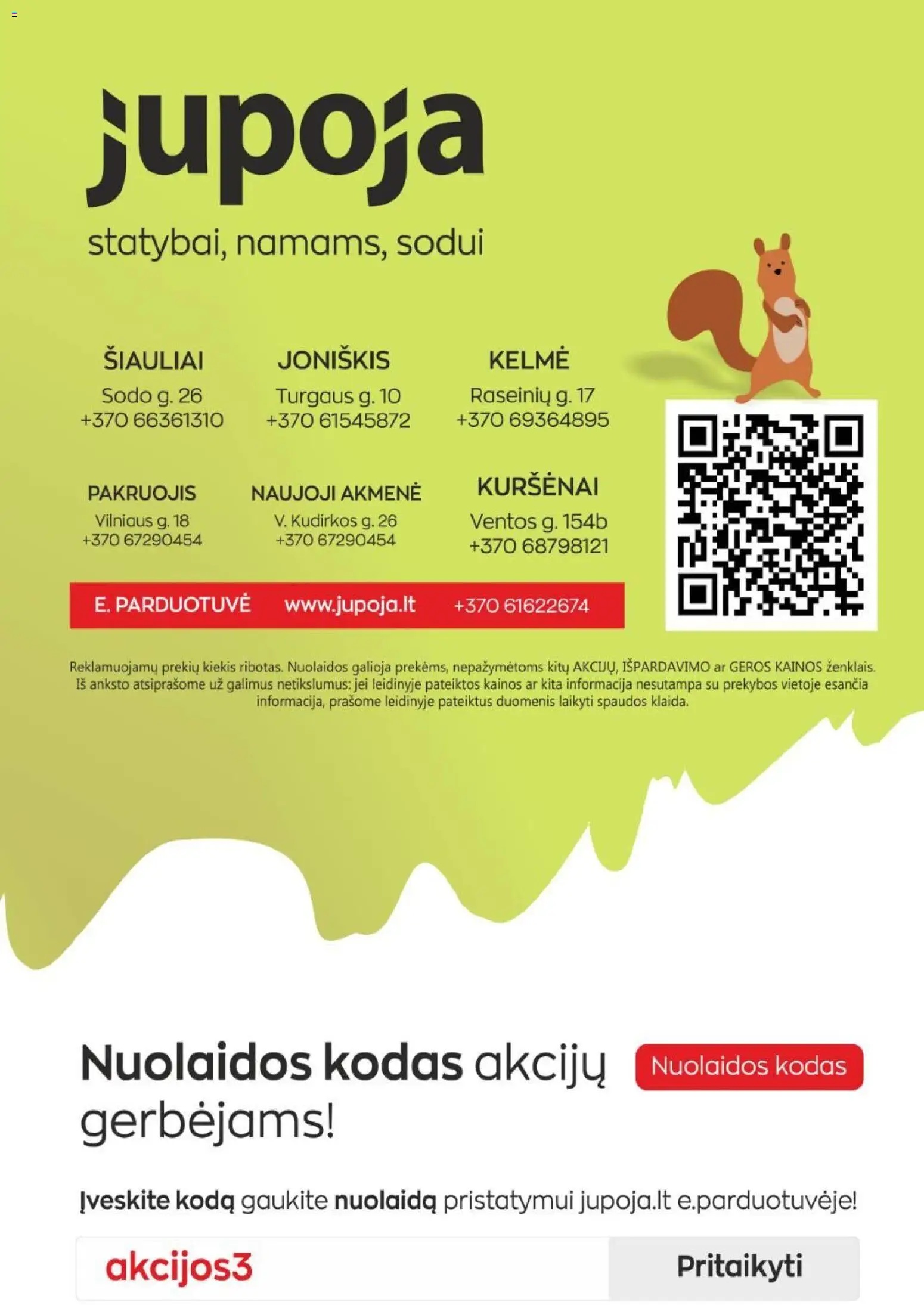 Jupoja akcijos nuo 2026.10.07 | Puslapis: 23