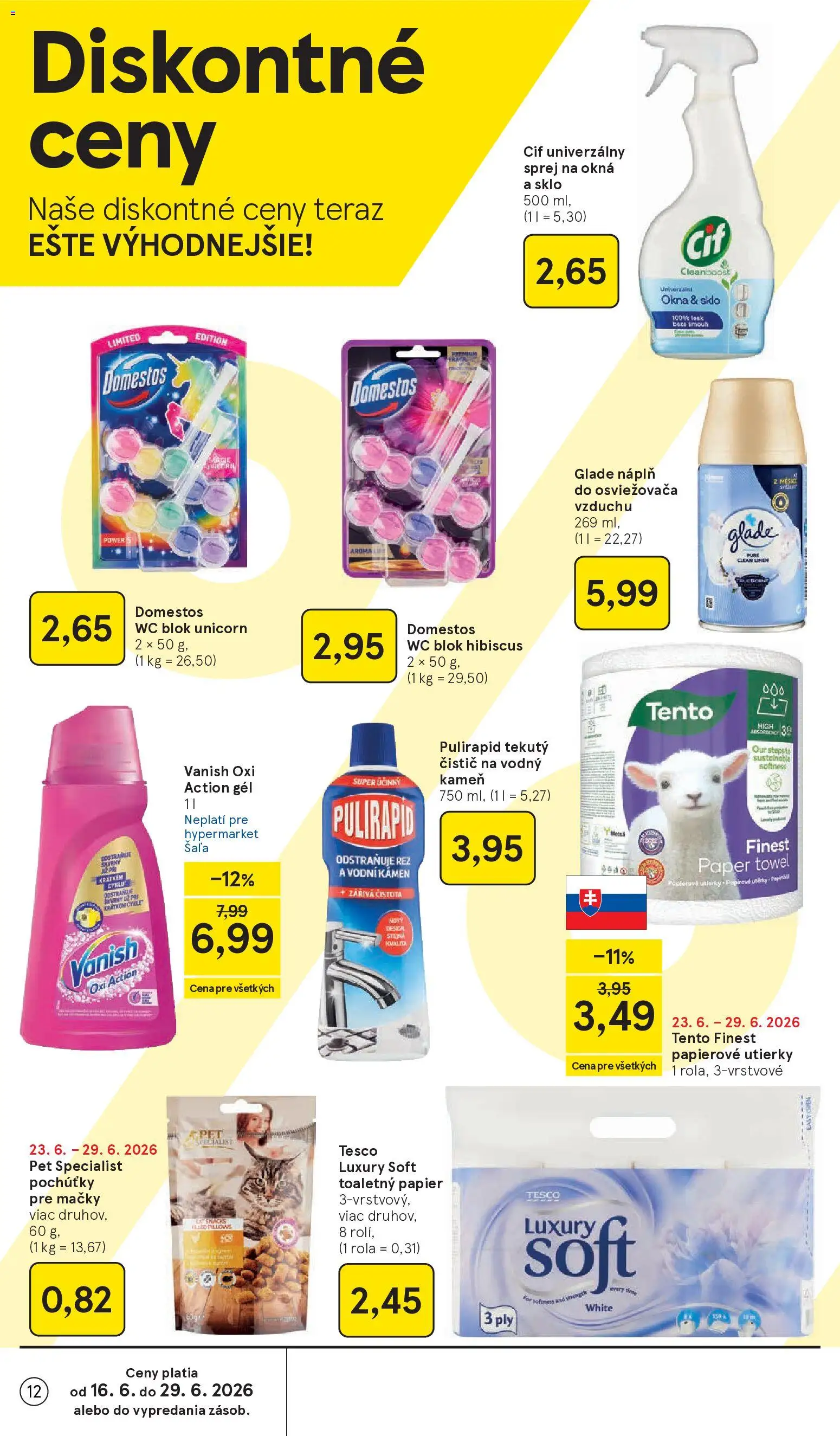 Nové Tesco akcie – leták je platný od 24.06.2026 | Strana: 12