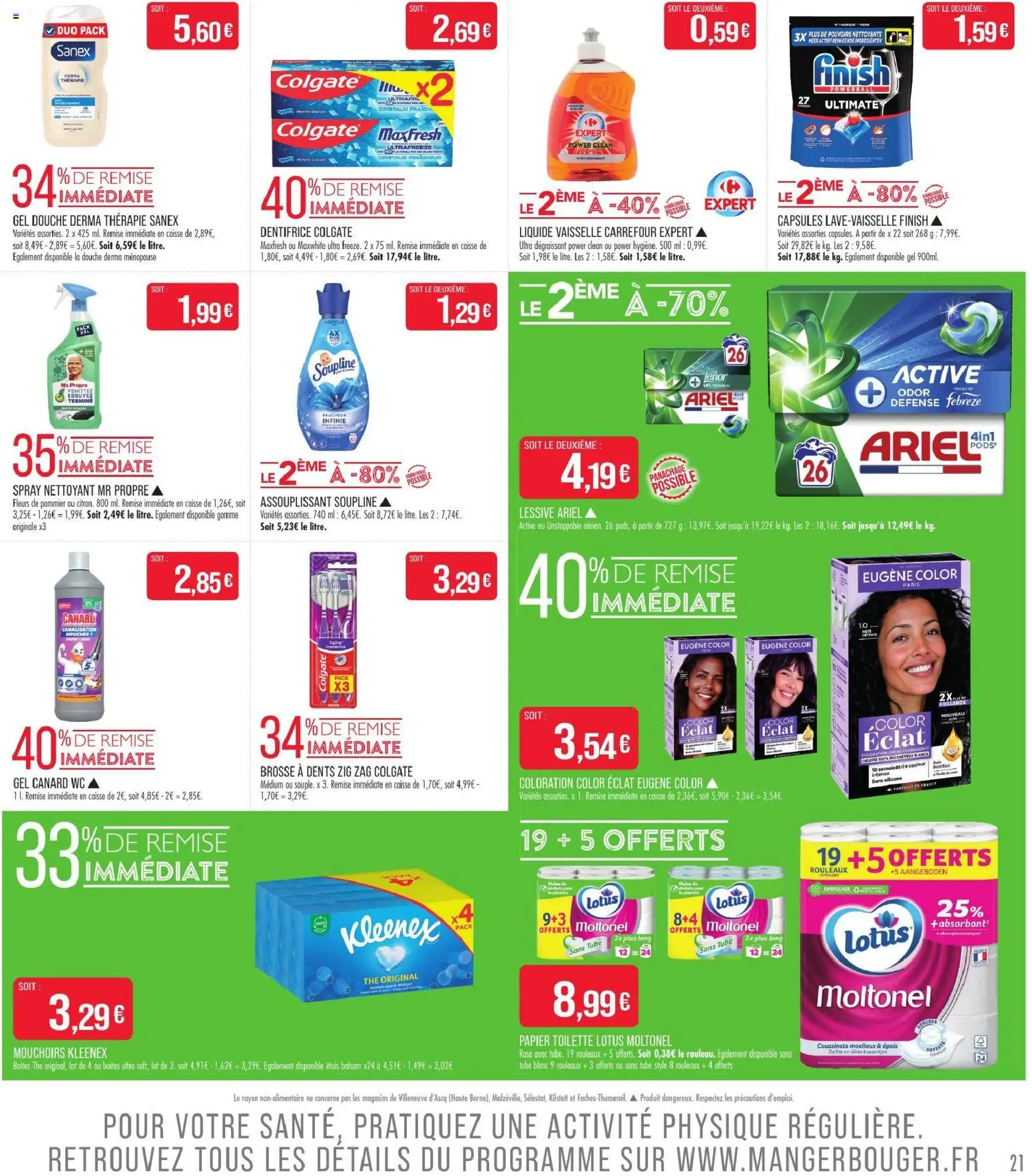 {H1} | Page: 21 | Produits: Vaisselle, Brosse, Soupline, Thé