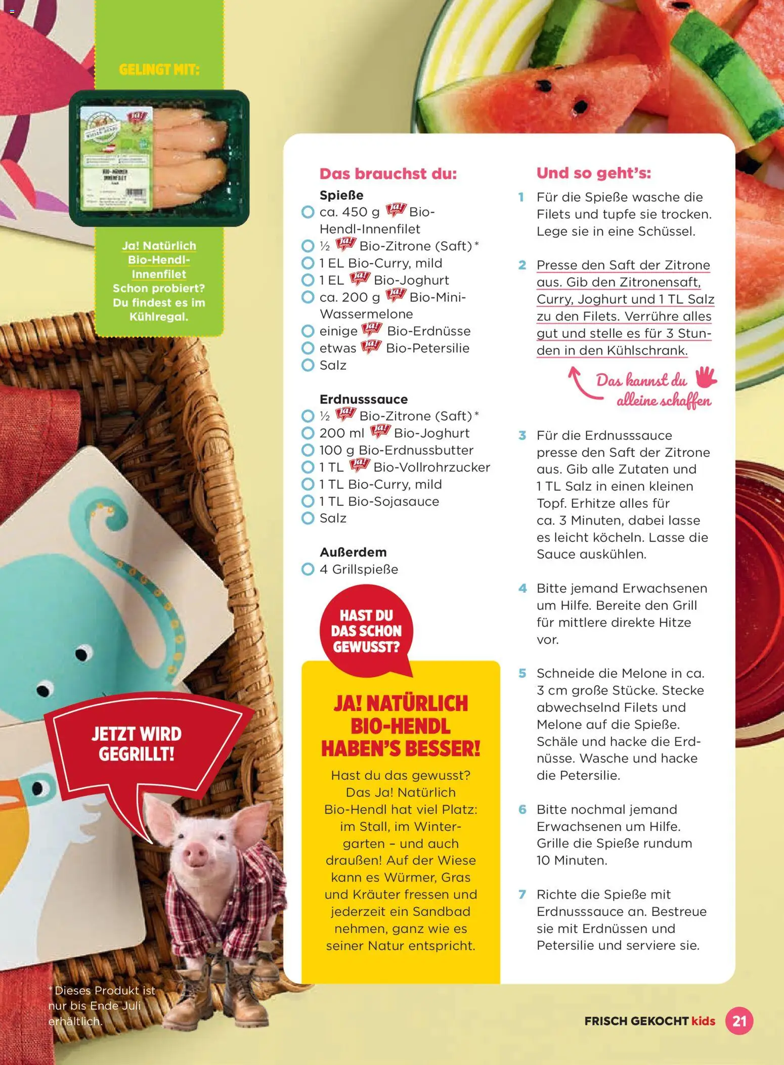 Billa Frisch Gekocht Kids gültig ab 01.06.2026 | Seite: 21