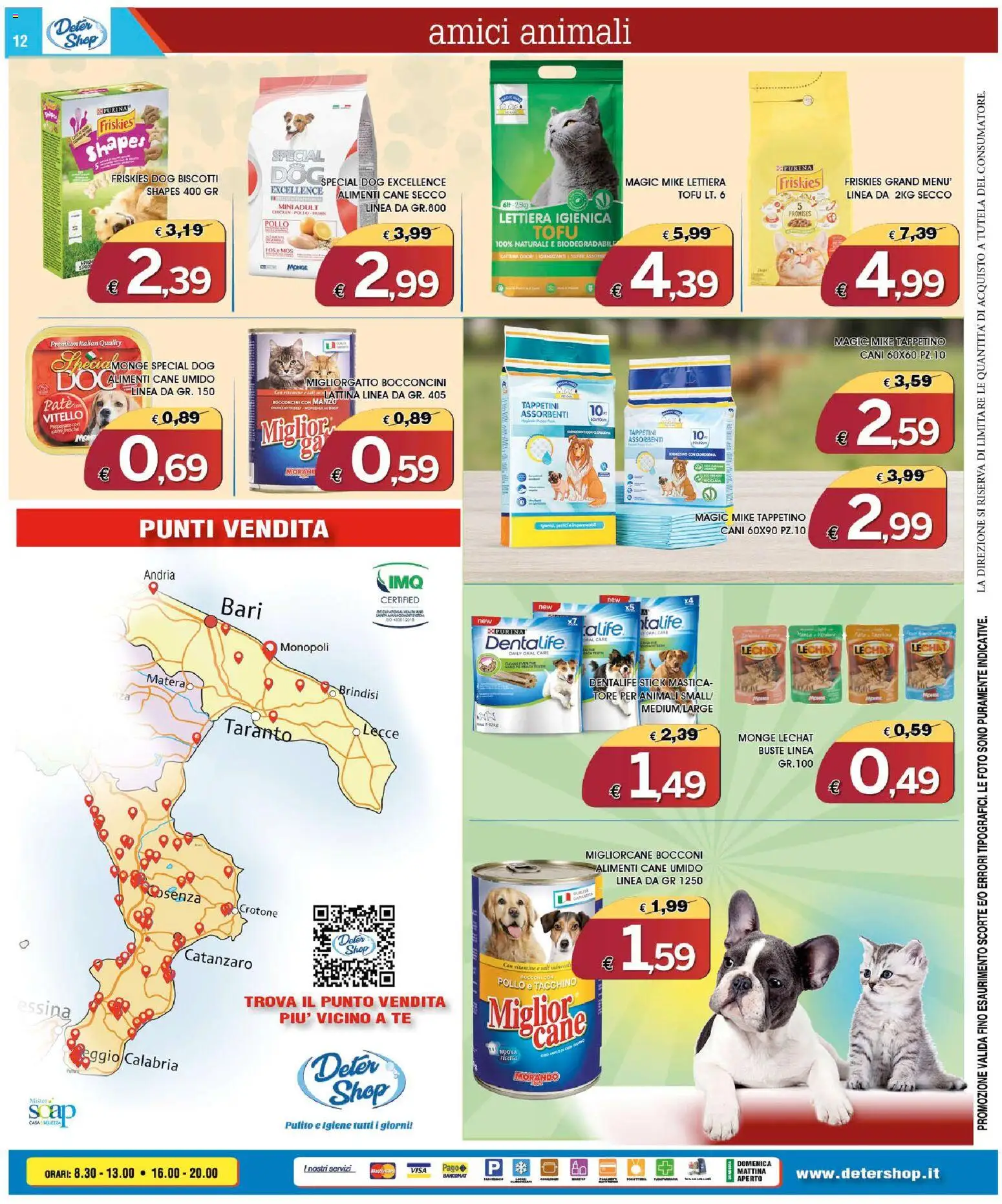 Volantino Deter Shop del 01/10/2026 | Pagina: 12 | Prodotti: Tè, Biscotti, Tacchino, Brindisi