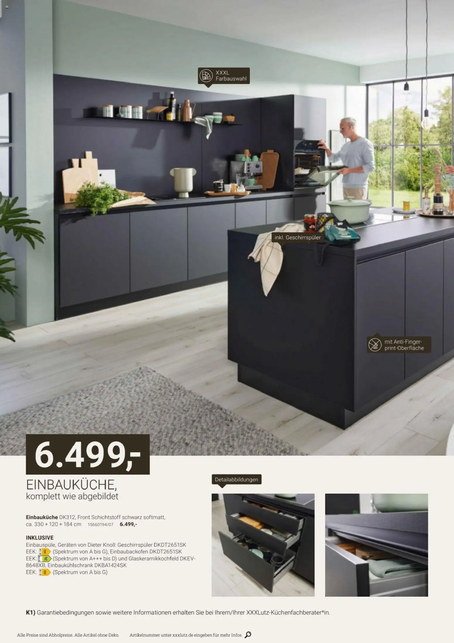 XXXLutz Dieter Knoll Spezial – gültig ab 01.08.2026 | Seite: 36 | Produkte: Geschirrspüler, Einbauküche