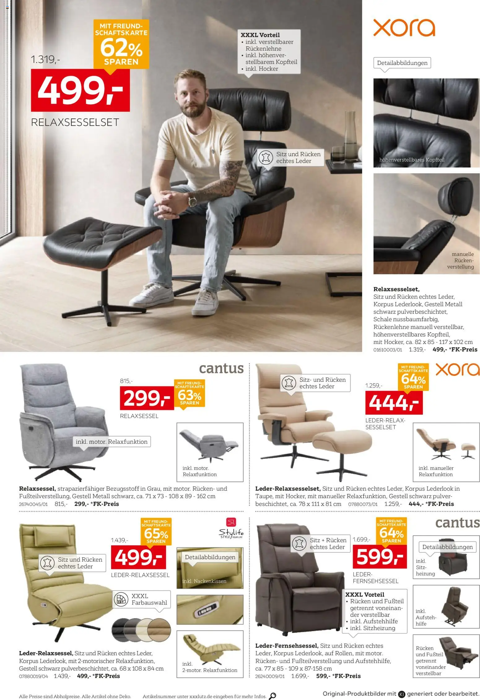 XXXLutz Polstermöbeltesterinnen und -tester gesucht! – gültig ab 29.08.2026 | Seite: 16 | Produkte: Hocker, Relaxsessel, Fernsehsessel