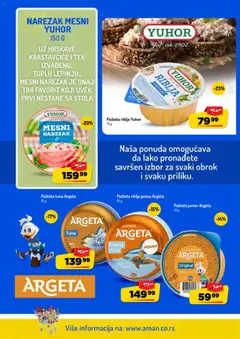 Pašteta junior Argeta, Pašteta junior Argeta 45 g - pregled Aman kataloga - važi od 17.08.2026 | Strana: 6