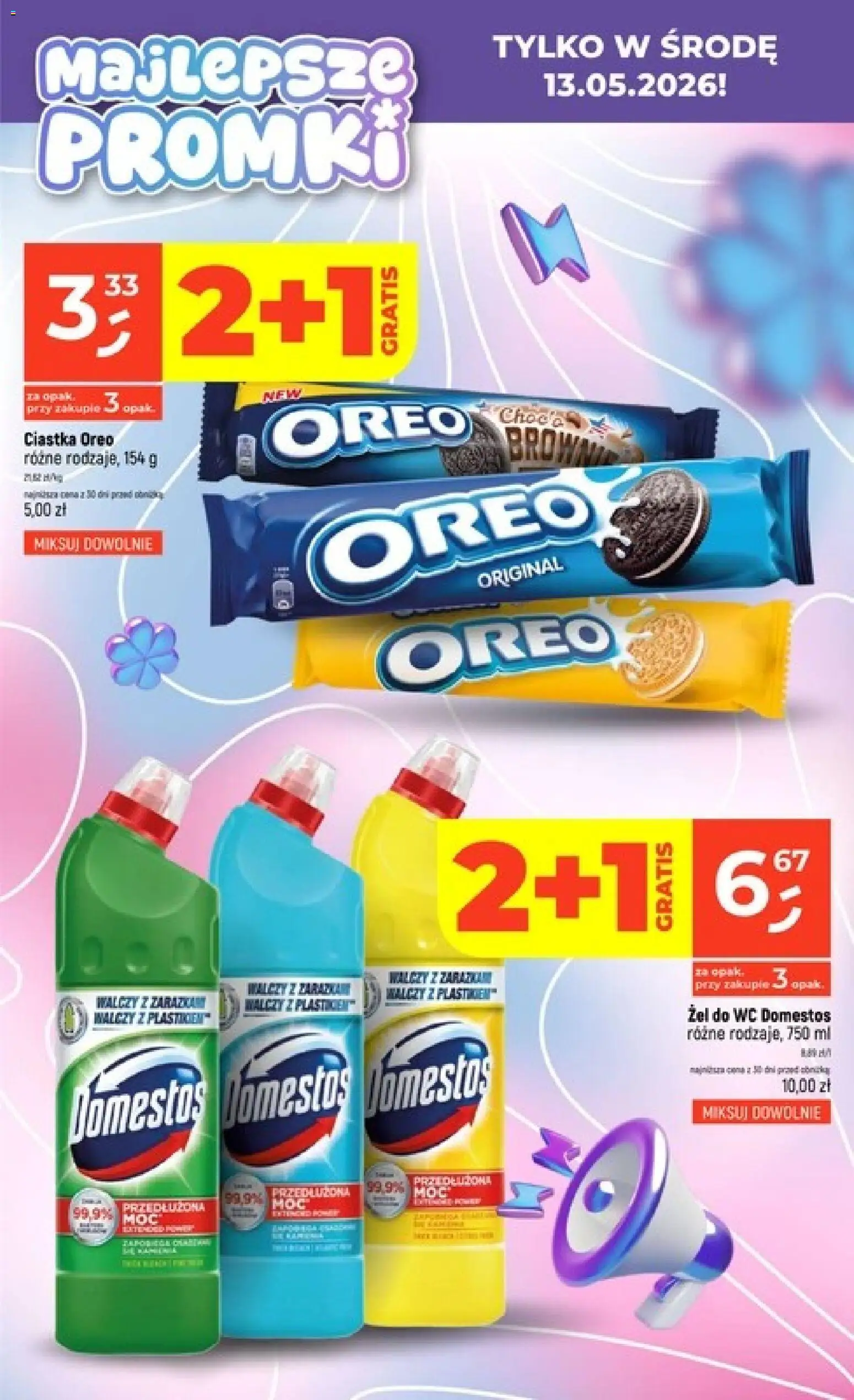 Dealz gazetka od 07.05.2026 | Strona: 7 | Produkty: Ciastka Oreo, Domestos, Ciastka