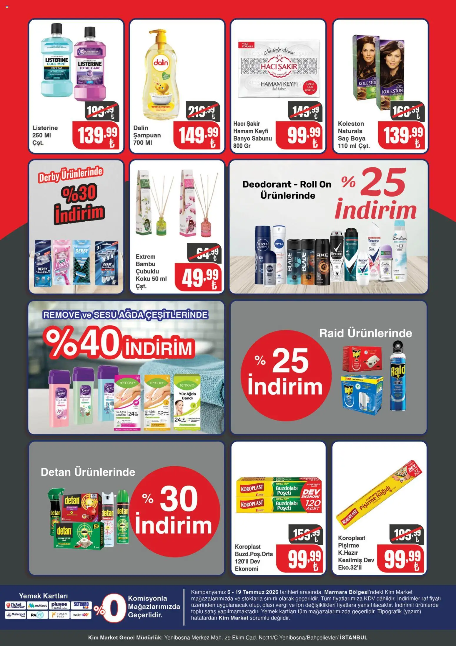 Kim Market Katalog - Marmara Insert - 06 Temmuz 2026 tarihinden itibaren geçerlidir | Sayfa: 9 | Ürünler: Şampuan, Sabun, Koku, Buzdolabı