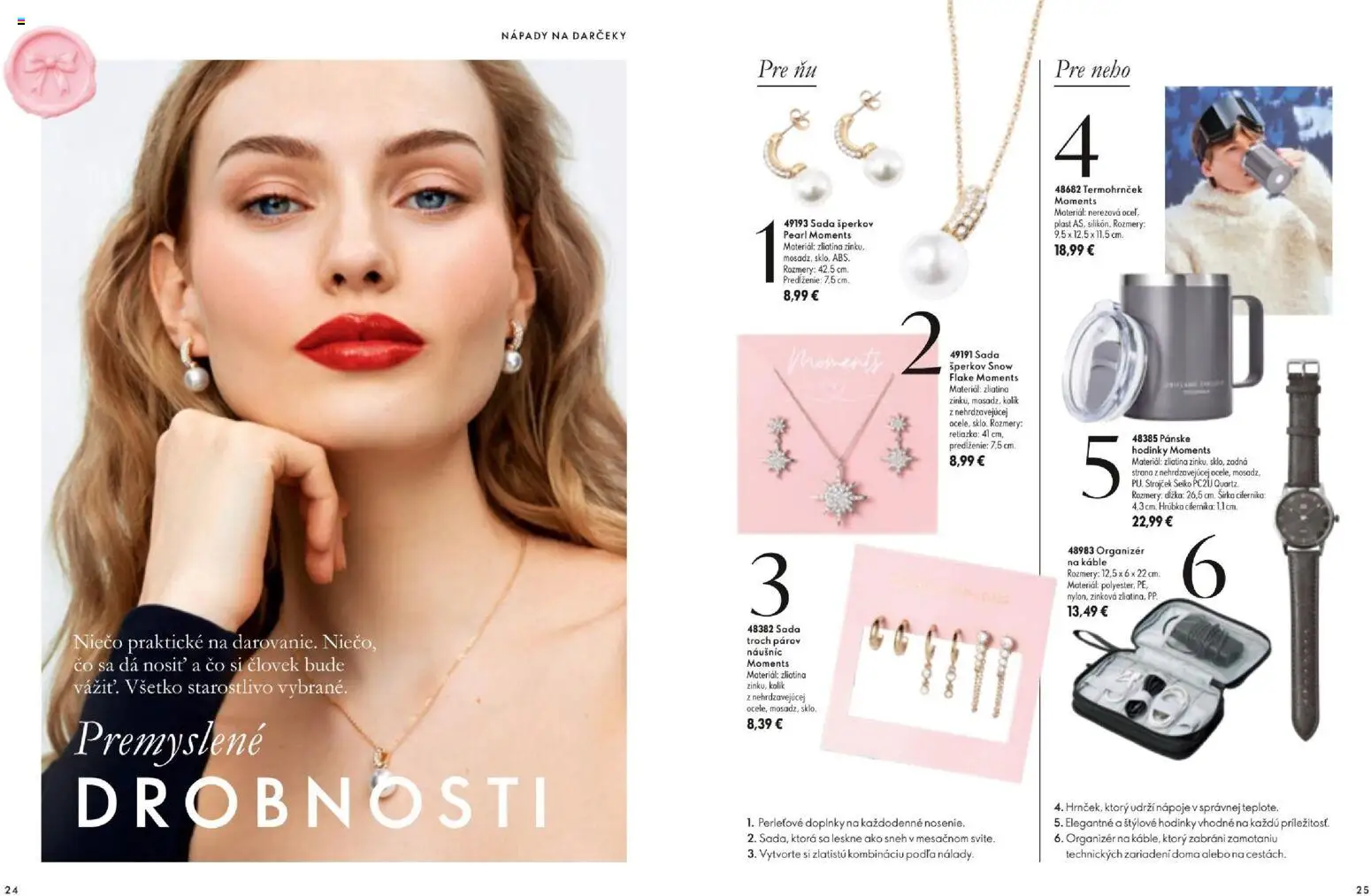 Nové Oriflame akcie – leták je platný od 11.11.2026 | Strana: 13 | Produkty: Organizér, Strojček, Hodinky