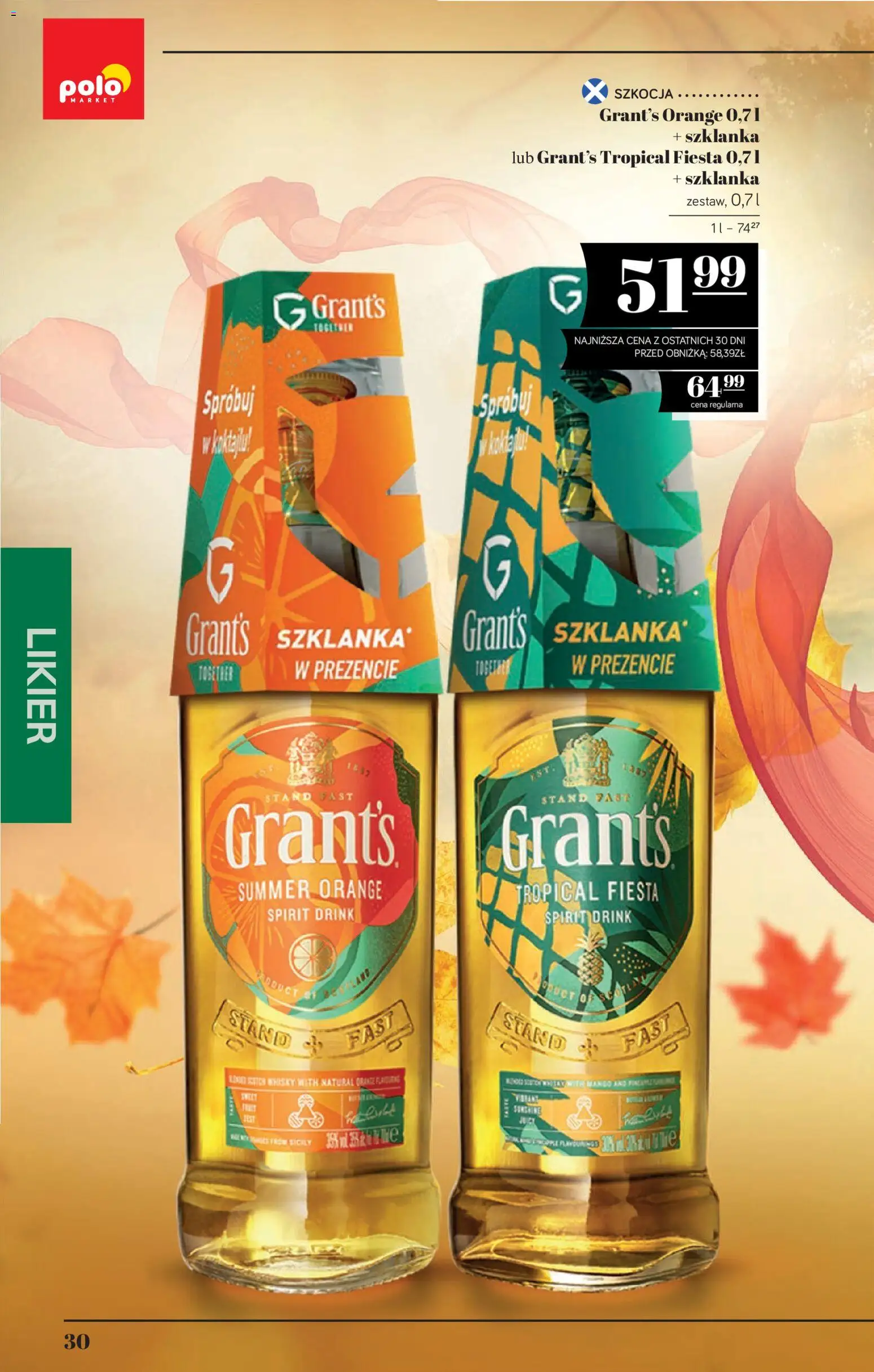 POLOmarket katalog - Alkoholi od 08.10.2026 | Strona: 30 | Produkty: Szklanka, Grant's, Whisky