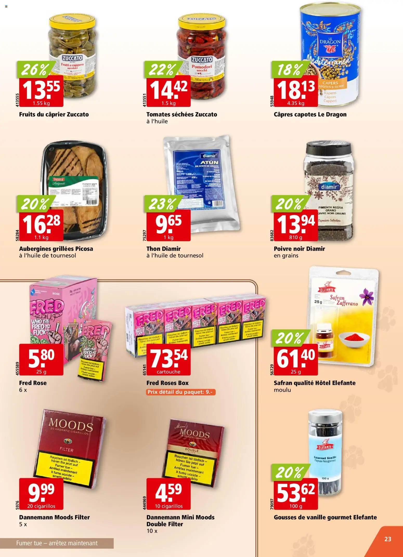 Aligro aktionen Chavannes, Matran, Genève, Sion – gültig ab 03.08.2026 | Seite: 23 | Produkte: Box