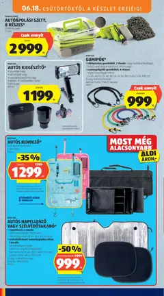 Aldi akciós újság - amely érvényes a következő dátumtól: 18.06.2026 | Oldal: 30 | Termékek: Napszemüveg, Szemetes
