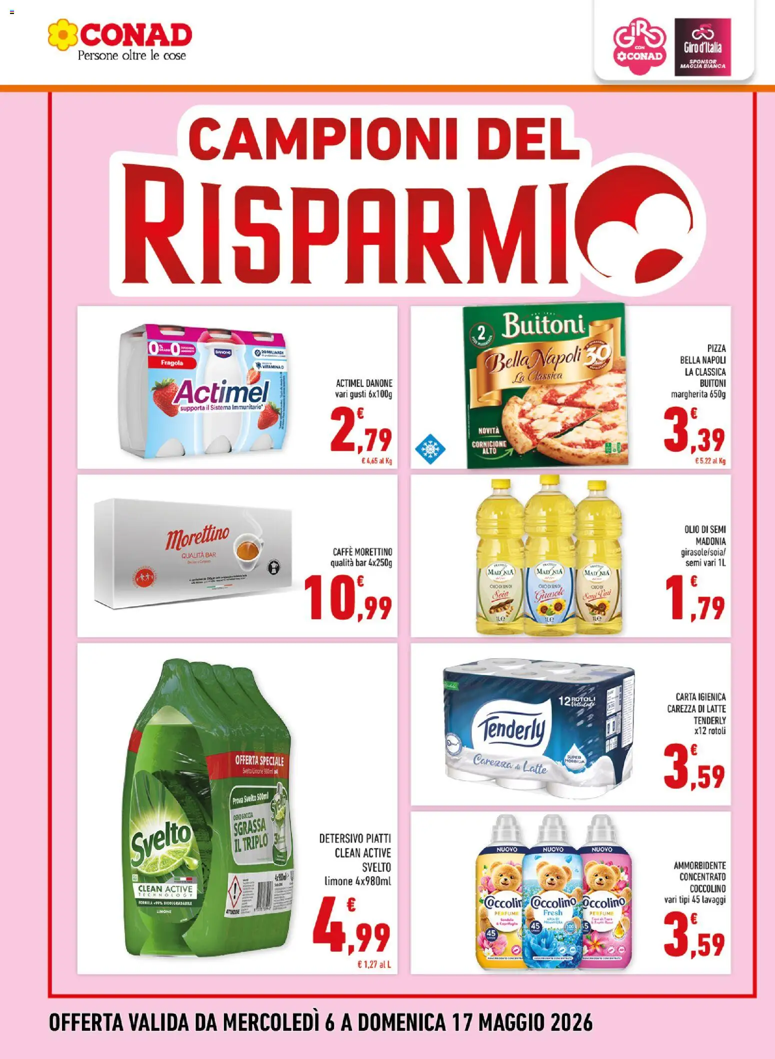Volantino Conad del 06.05.2026 | Pagina: 2 | Prodotti: Caffè, Latte, Limone, Olio