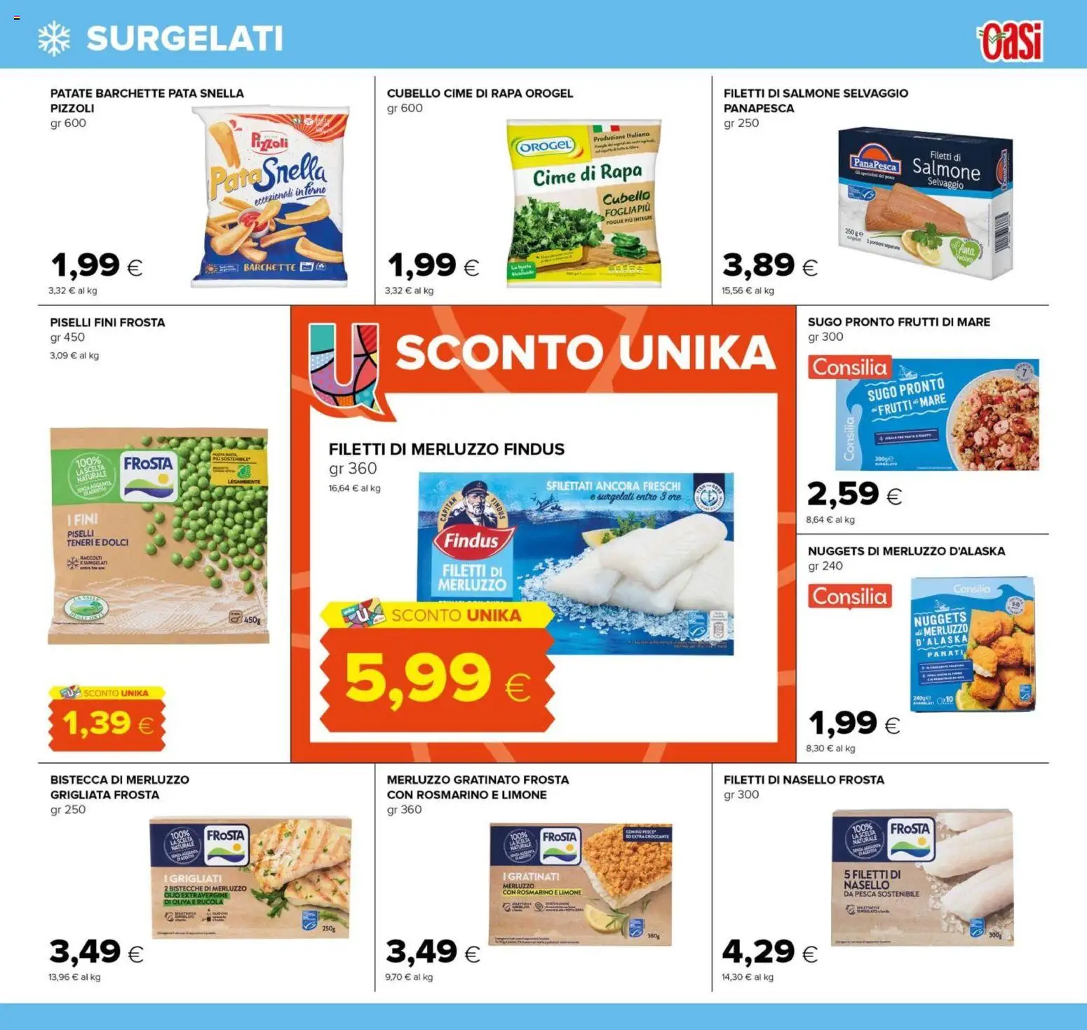 Volantino Oasi del 18.06.2026 | Pagina: 13 | Prodotti: Rosmarino, Rucola, Limone, Piselli