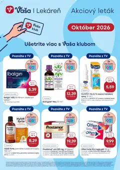 Vaša lekáreň leták platný od 01.10.2026