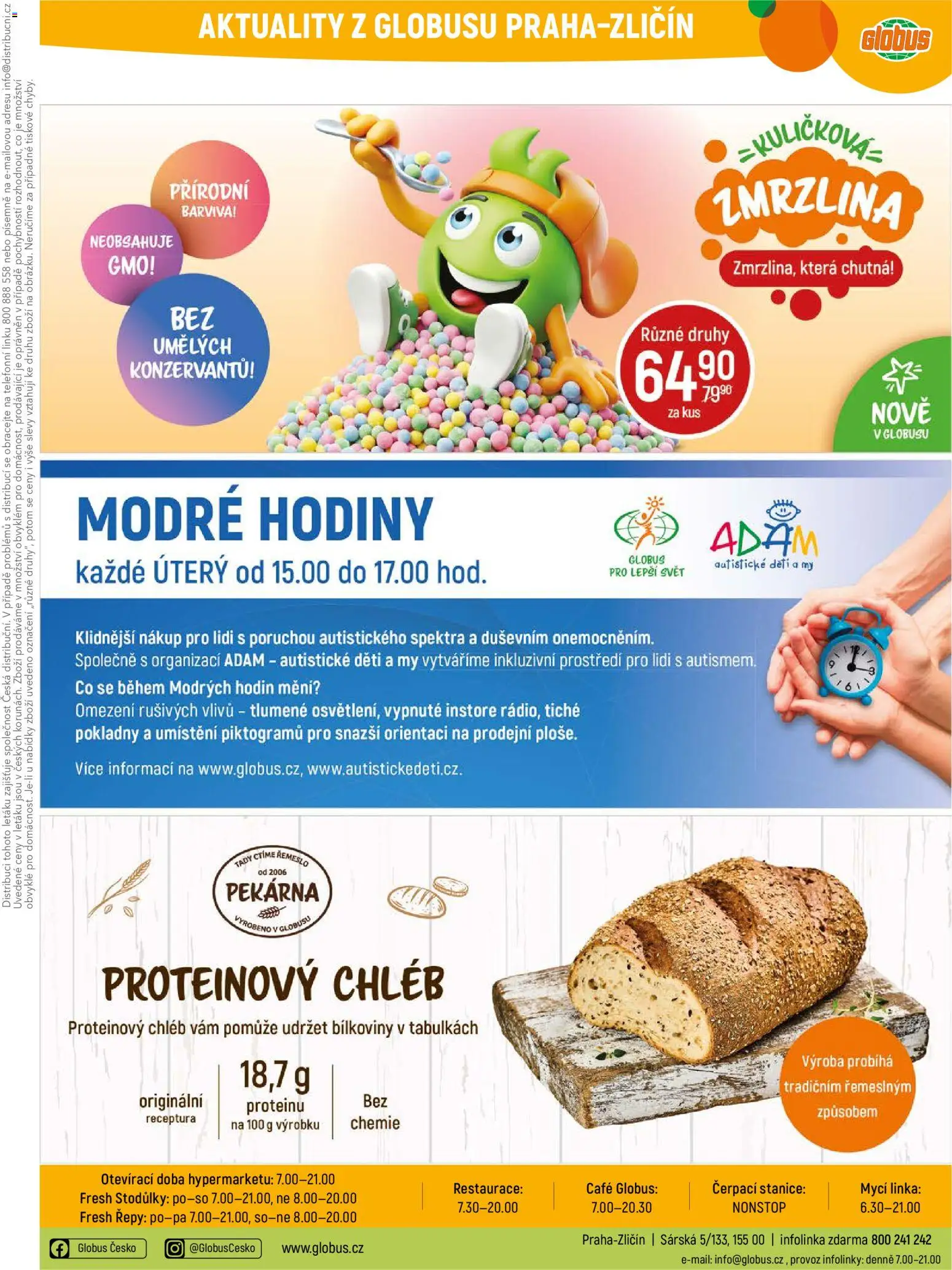 Globus leták - Praha Zličín od 10.06.2026 | Strana: 47 | Produkty: Globus, Chléb, Zmrzlina, Pekárna