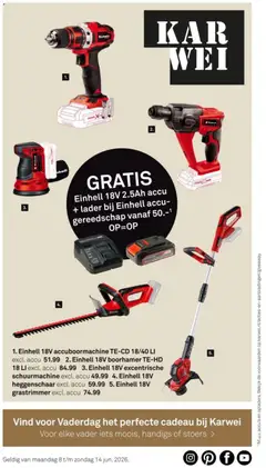 KARWEI folder - Voorbeeld van een folder van KARWEI, geldig van 08.06.2026