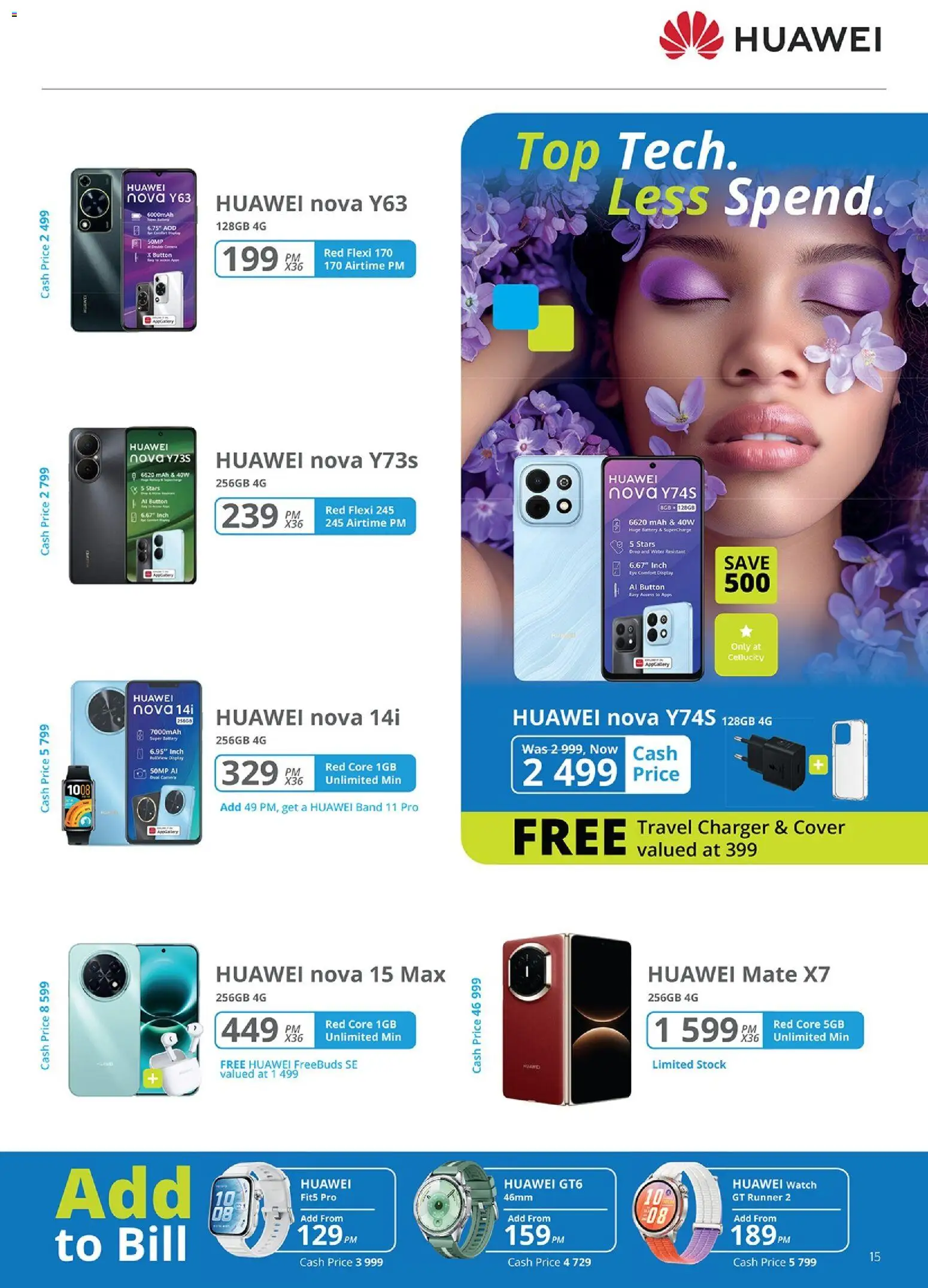 New Cellucity catalogue – valid from 08/09/2026 | Page: 15 | Products: Watch, Battery, Charger, Water