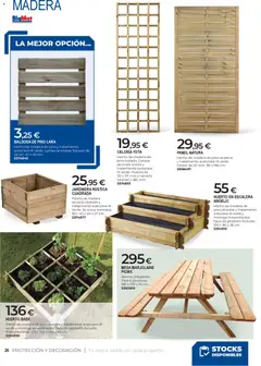 Vista previa BigMat - Jardin y Piscinas 2026 válido desde el 23.03.2026 | Página: 26 | Productos: Jardinera, Mesa