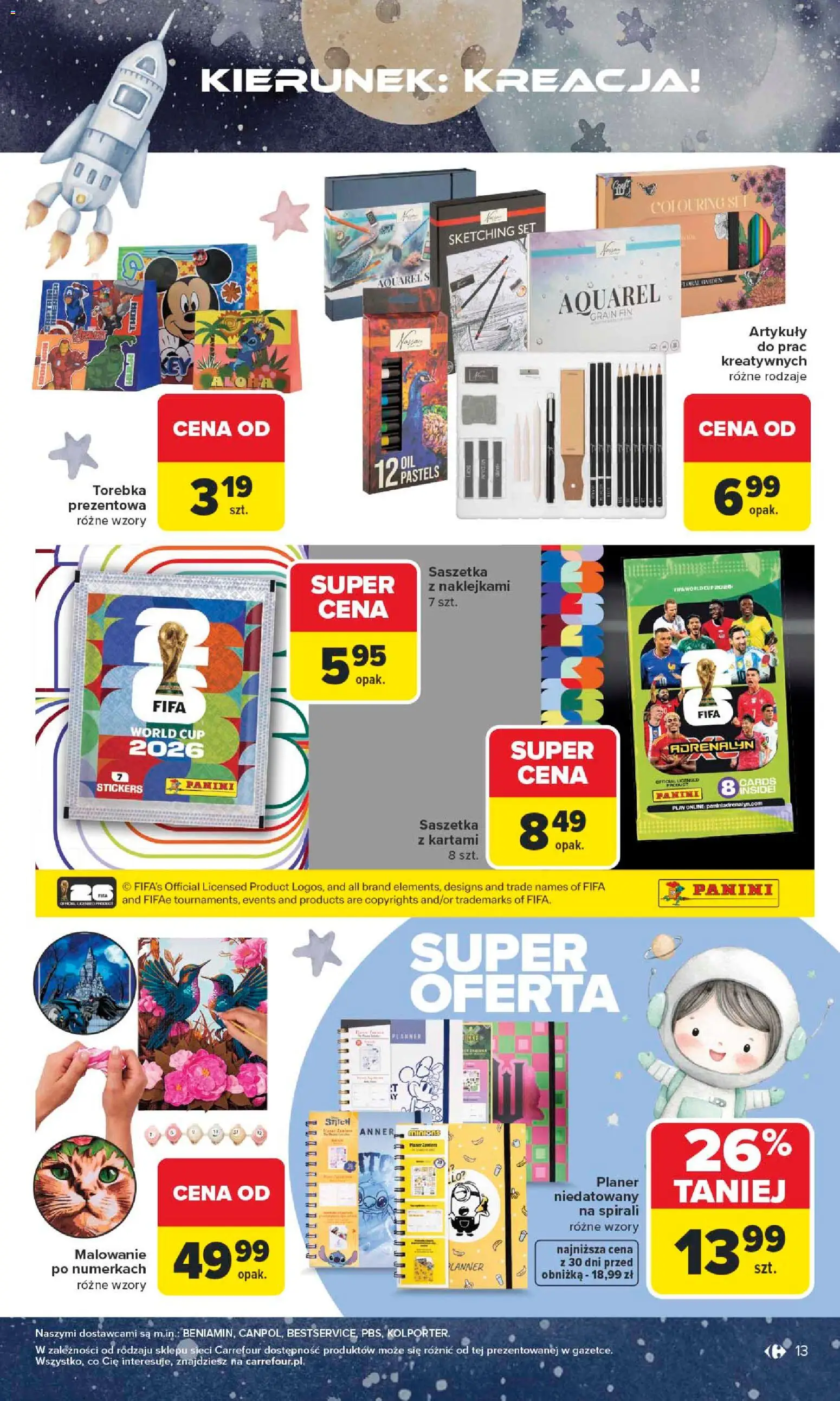 Carrefour gazetka - Dzień Dziecka od 18.05.2026 | Strona: 13 | Produkty: Torebka, Panini