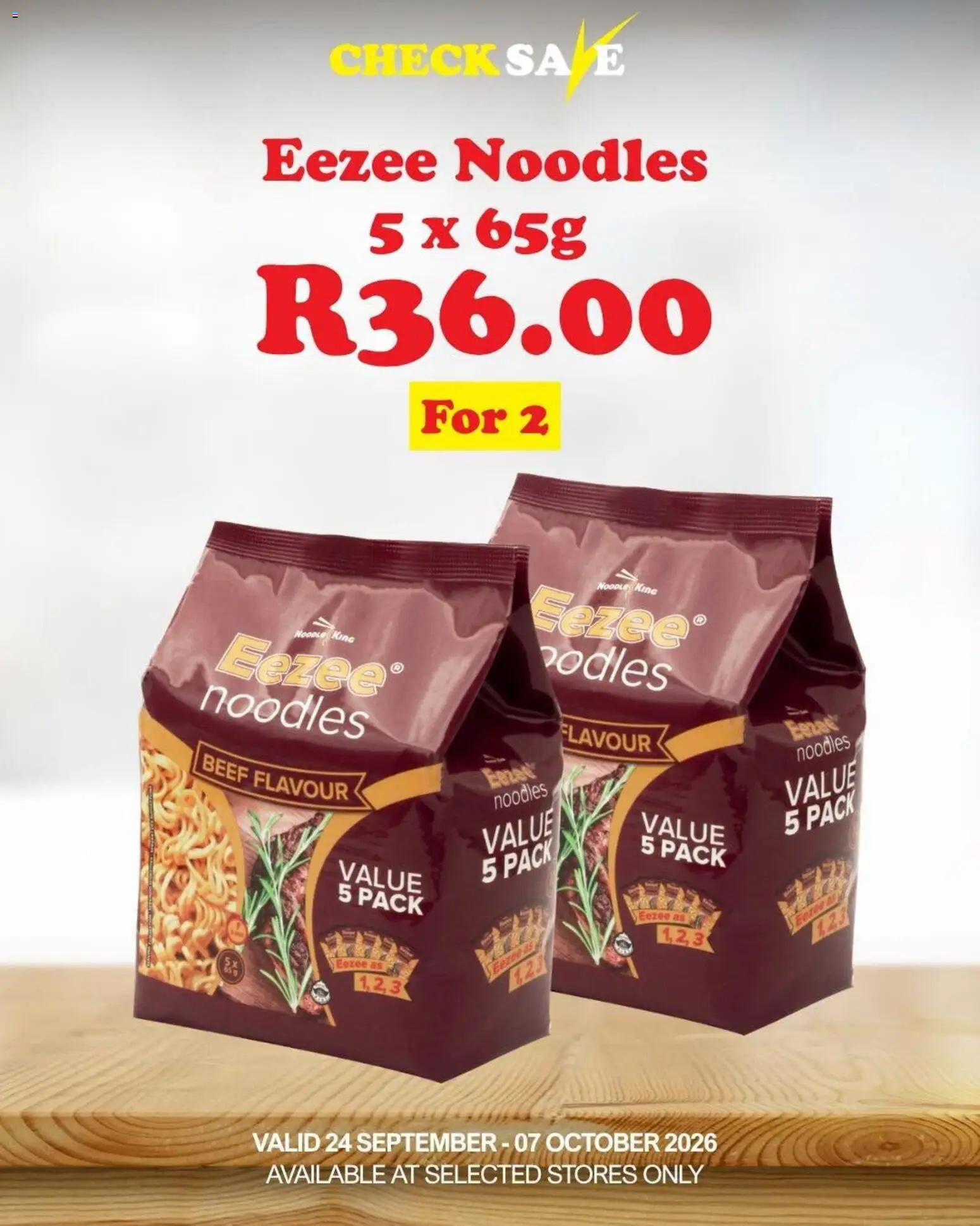 New Check Save catalogue – valid from 24/09/2026 | Page: 13 | Products: Noodles, Beef