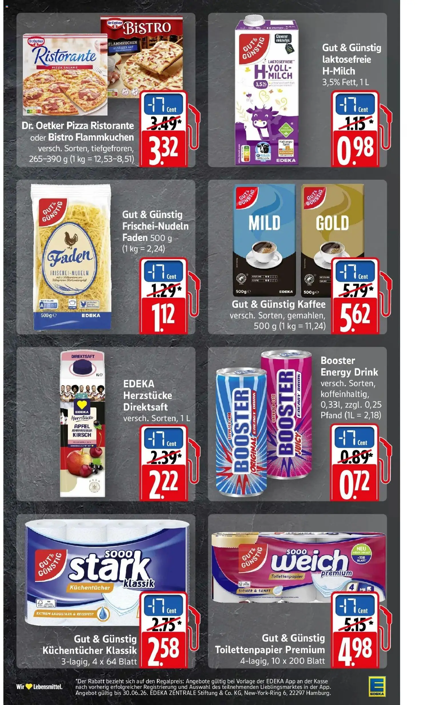 Edeka prospekt Geislingen – gültig ab 21.06.2026 | Seite: 22 | Produkte: Ristorante, Energy, Äpfel, Pasta