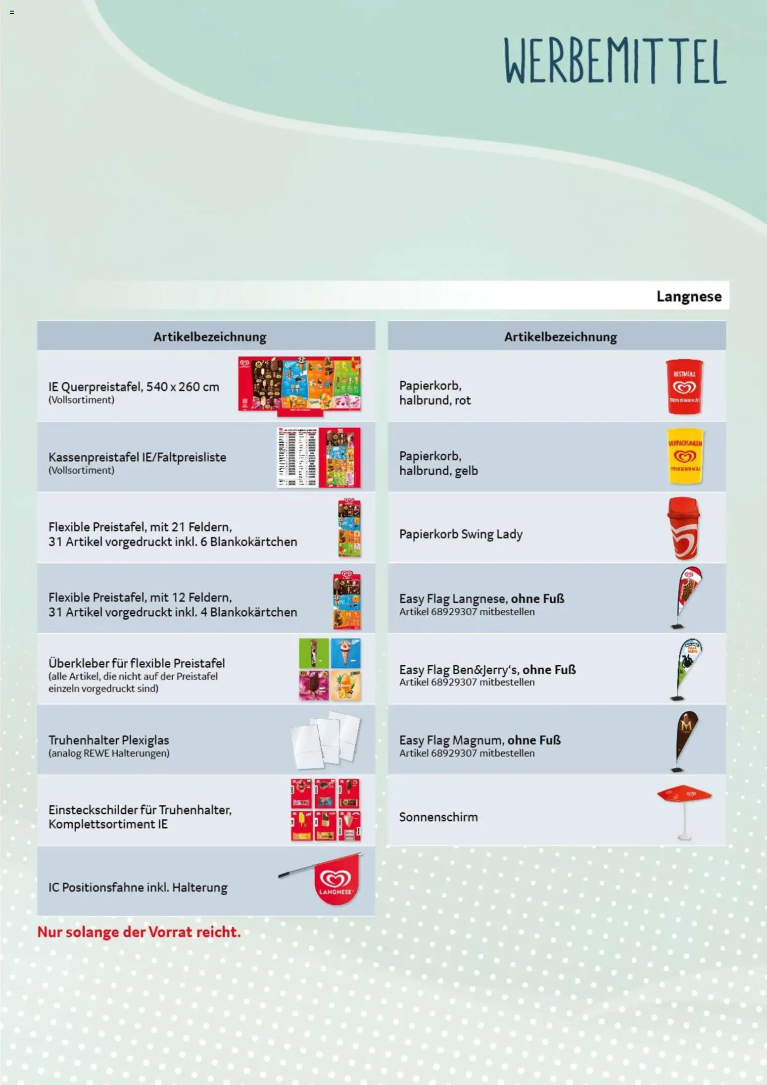 Selgros Impuls Eis – gültig ab 20.07.2026 | Seite: 13 | Produkte: Langnese, Sonnenschirm