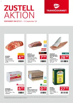 Transgourmet Zustellaktion - Broschüre ab 07.09.2026 gültig