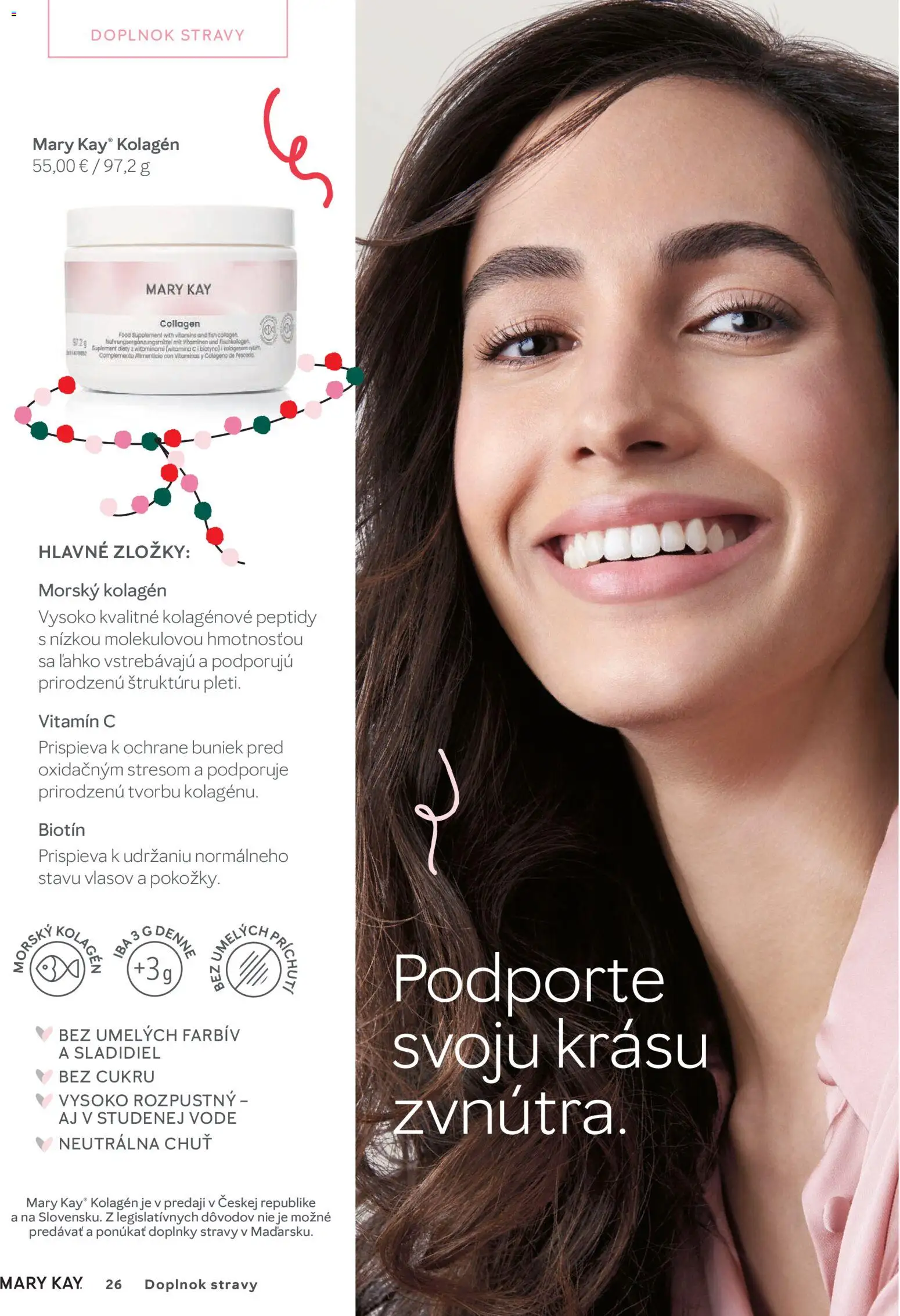 Nové Mary Kay akcie – leták je platný od 30.09.2026 | Strana: 26 | Produkty: Kolagén