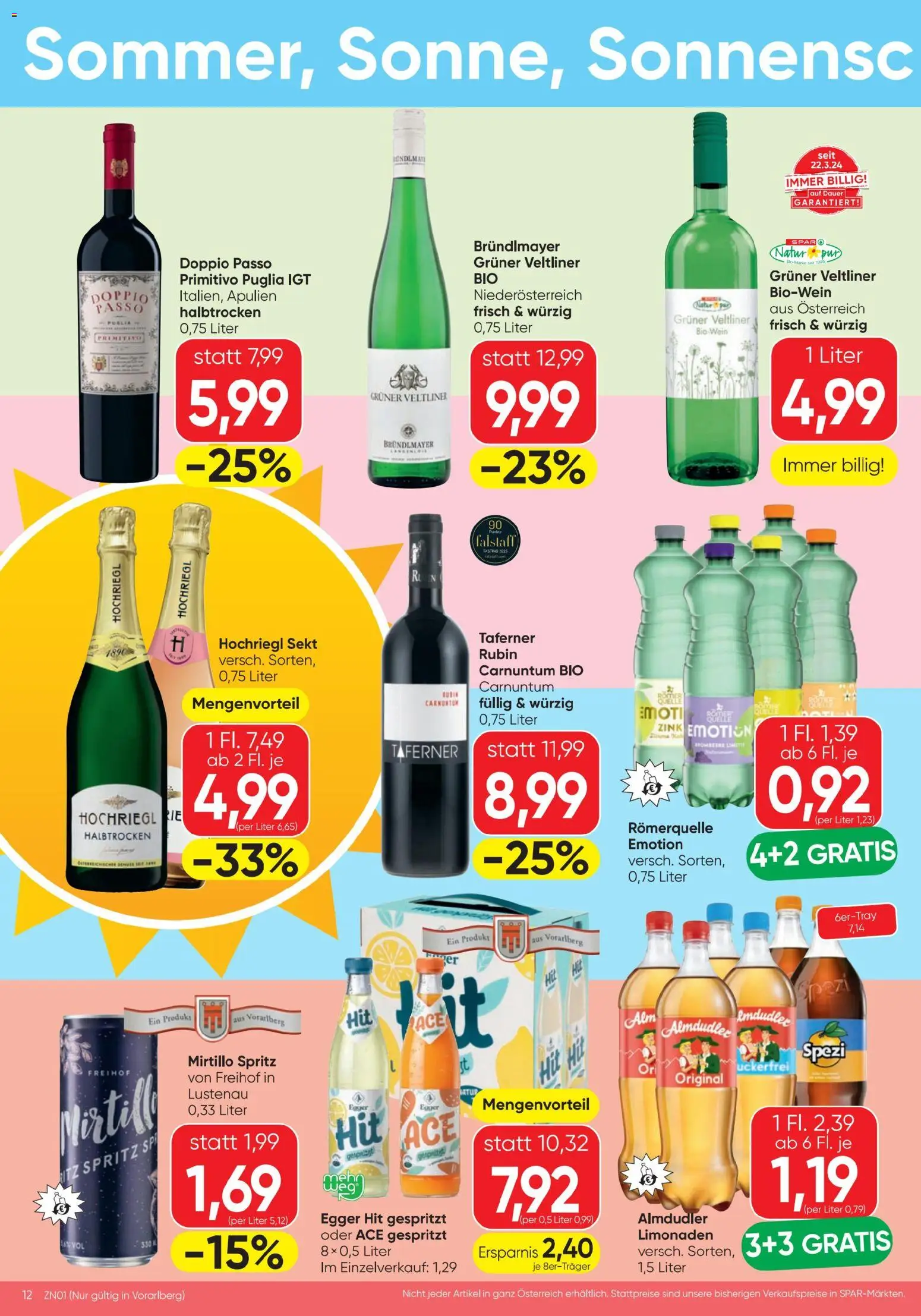 Spar - Flugblatt gültig ab 13.08.2026 | Seite: 12