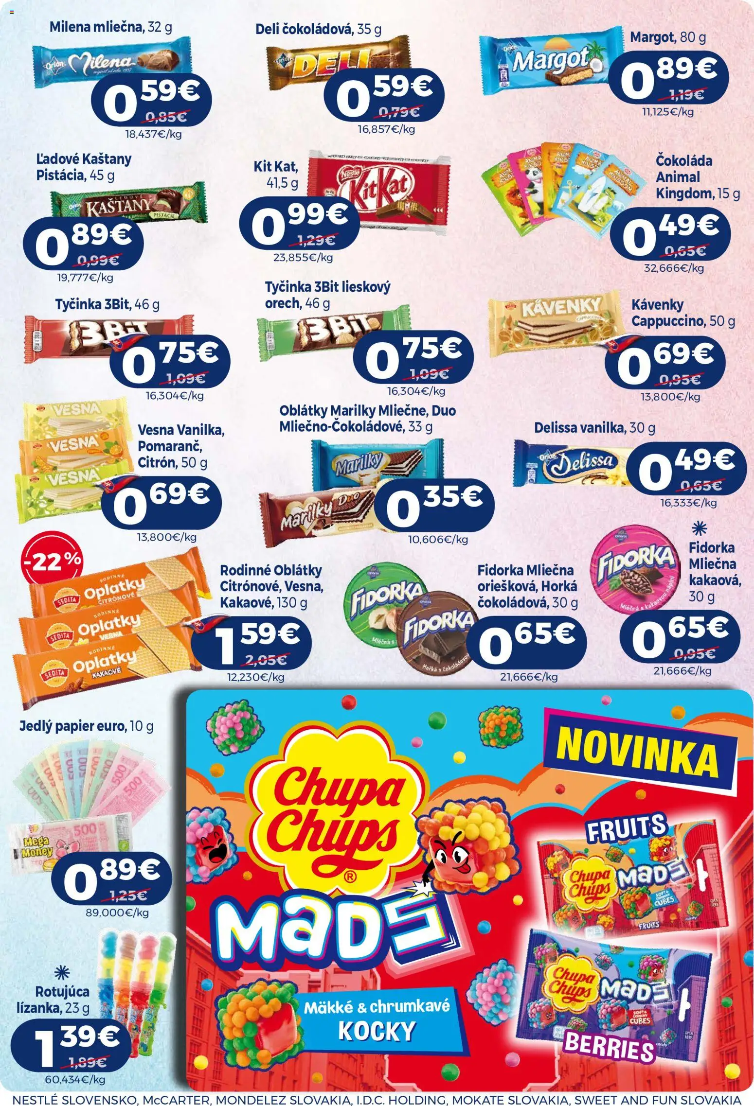 Nové Milk Agro akcie – leták je platný od 02.09.2026 | Strana: 10 | Produkty: Čokoláda, Oblátky
