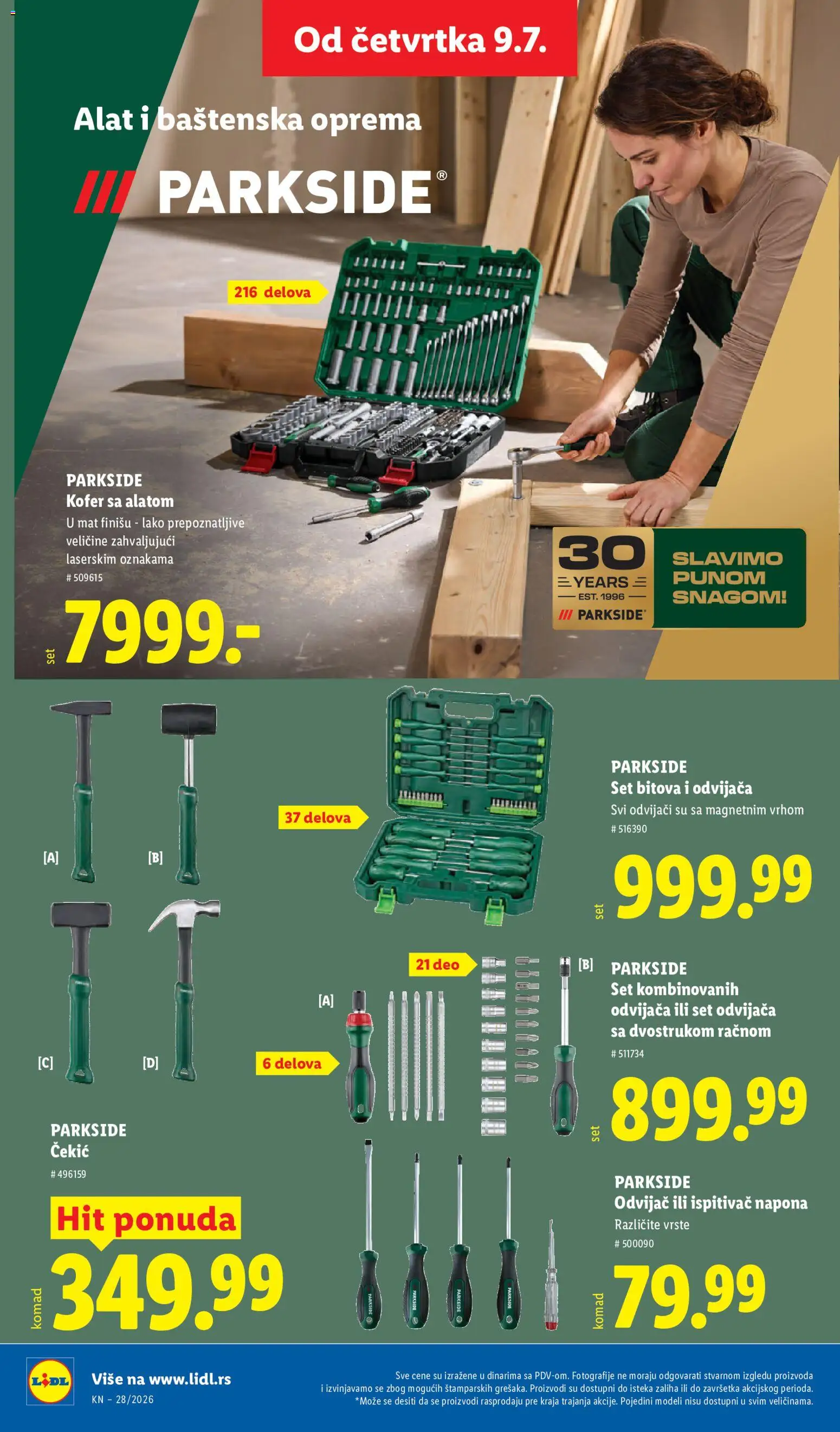 Lidl katalog - važi od 09.07.2026 | Strana: 68 | Proizvode: Kofer, Parkside, Čekić