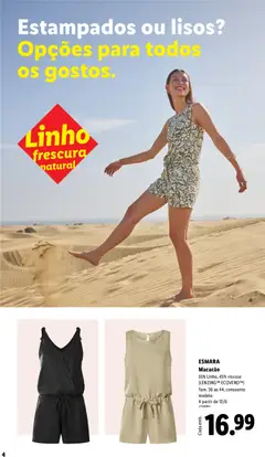 Pré-visualização ESMARA Macacão, 55% Linho, 45% viscose (LENZING™ ECOVERO™), Tam. 36 ao 44, consoante modelo válido de 08/06/2026 | Página: 4 | Produtos: Macacão