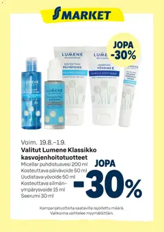 S-market-mainoslehti voimassa 19/08/2026 alkaen