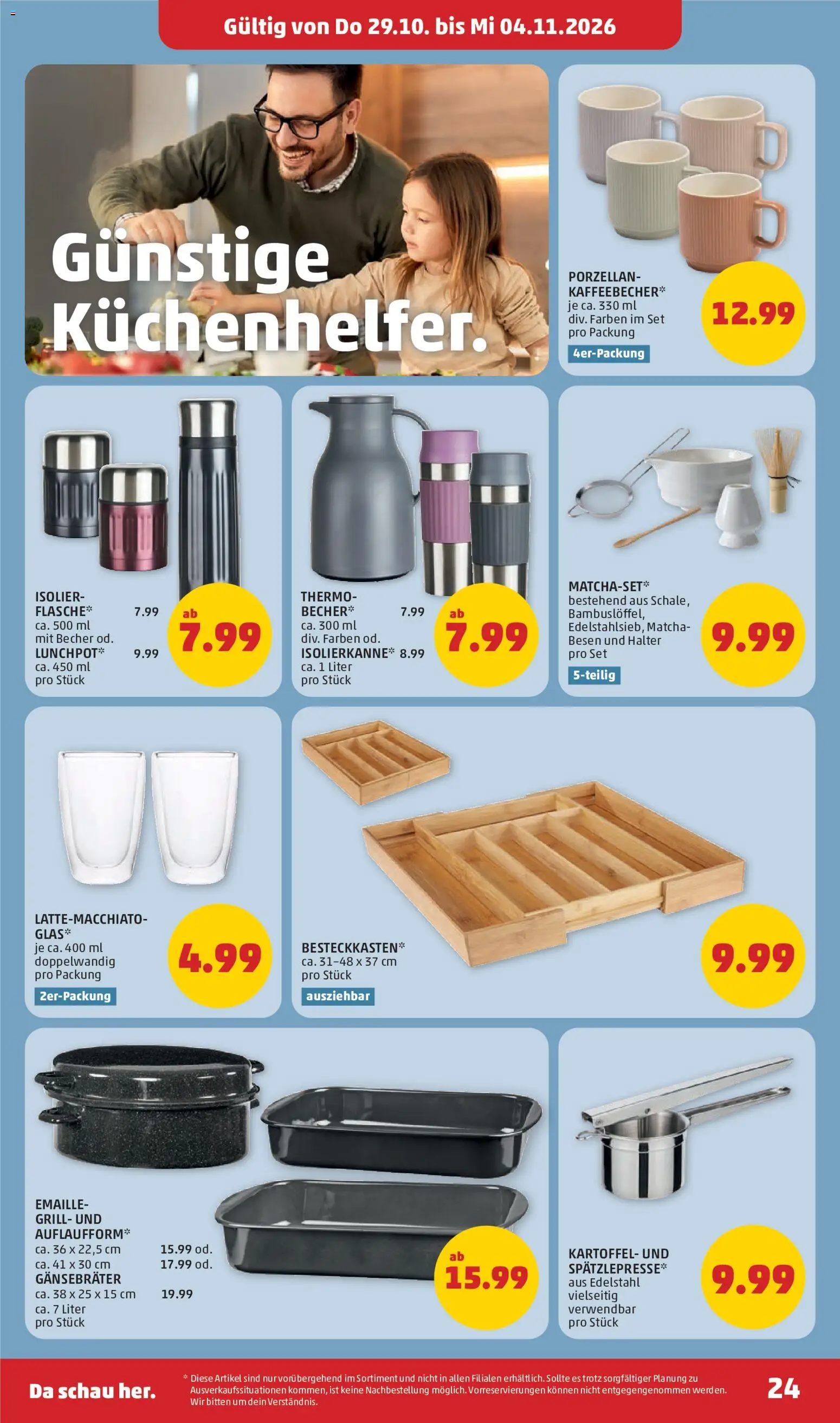Penny Markt Flugblatt gültig ab 29.10.2026 | Seite: 24 | Produkte: Matcha, Grill
