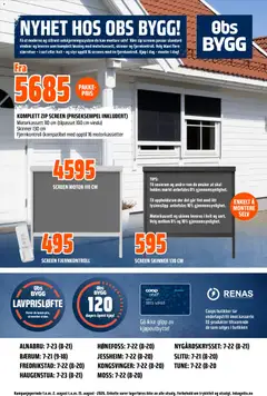 Forhåndsvisning av Obs Bygg kundeavis gyldig fra 02/08/2026 | Side: 31 | Produkter: Fjernkontroll, Persienn, Skinner