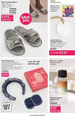 Avon specials catalogue – valid from 01.06.2026 | Page: 6 | Products: Fragrance oil, Slippers, Air freshener, Fragrance
