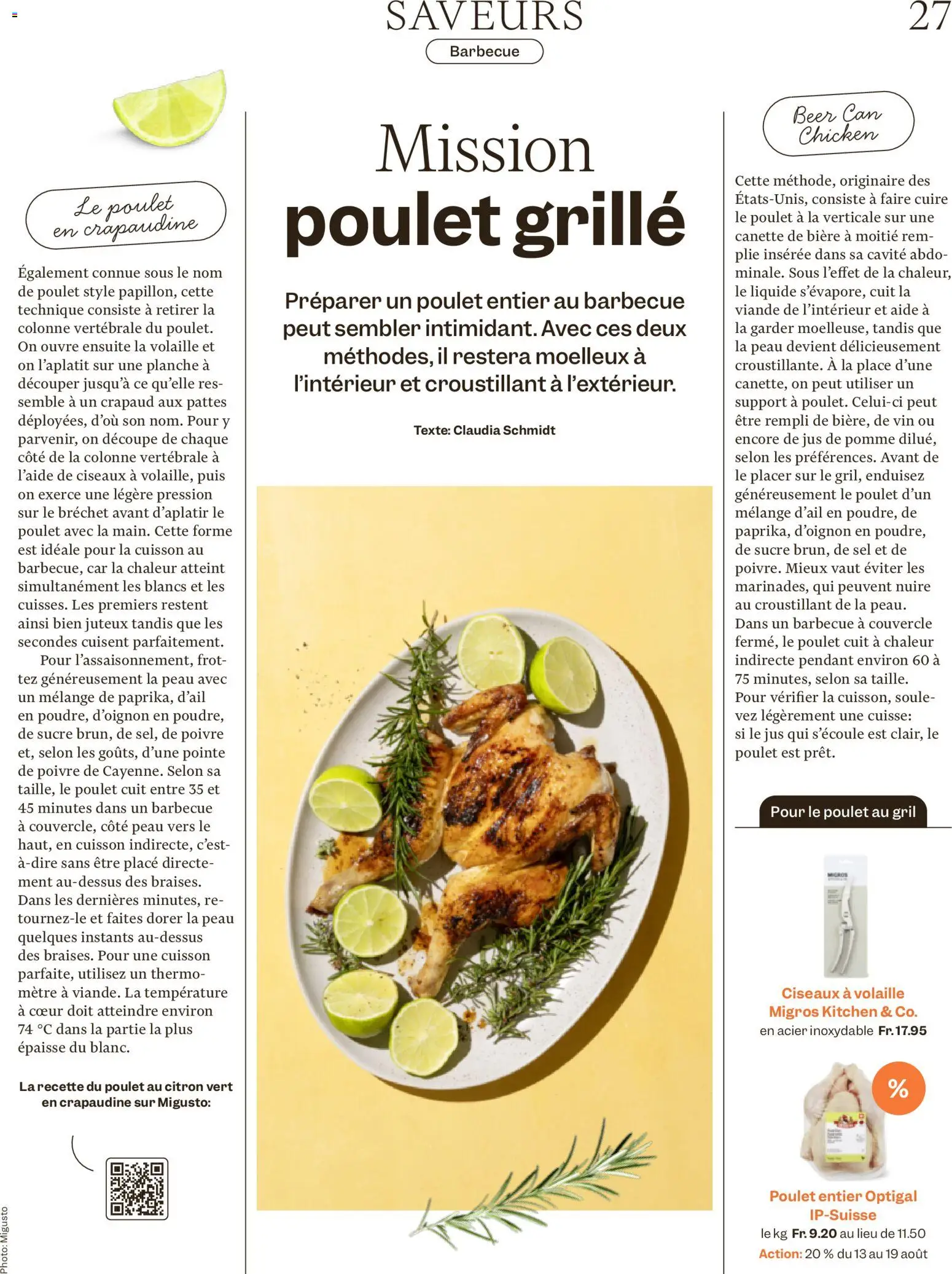 Migros aktionen Magazine FR – gültig ab 12.08.2026 | Seite: 27