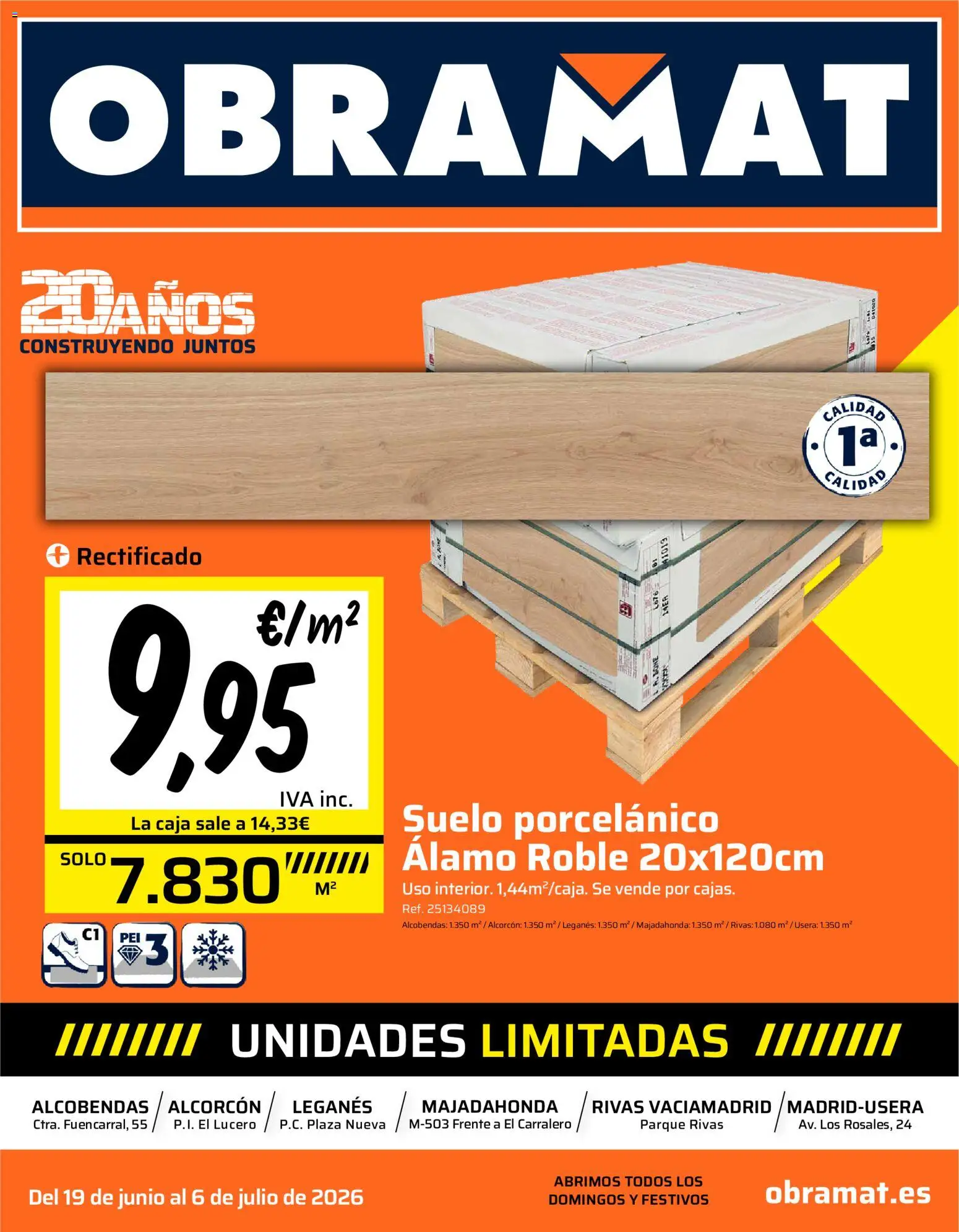 Obramat folleto │ válido desde el 19.06.2026 | Página: 1
