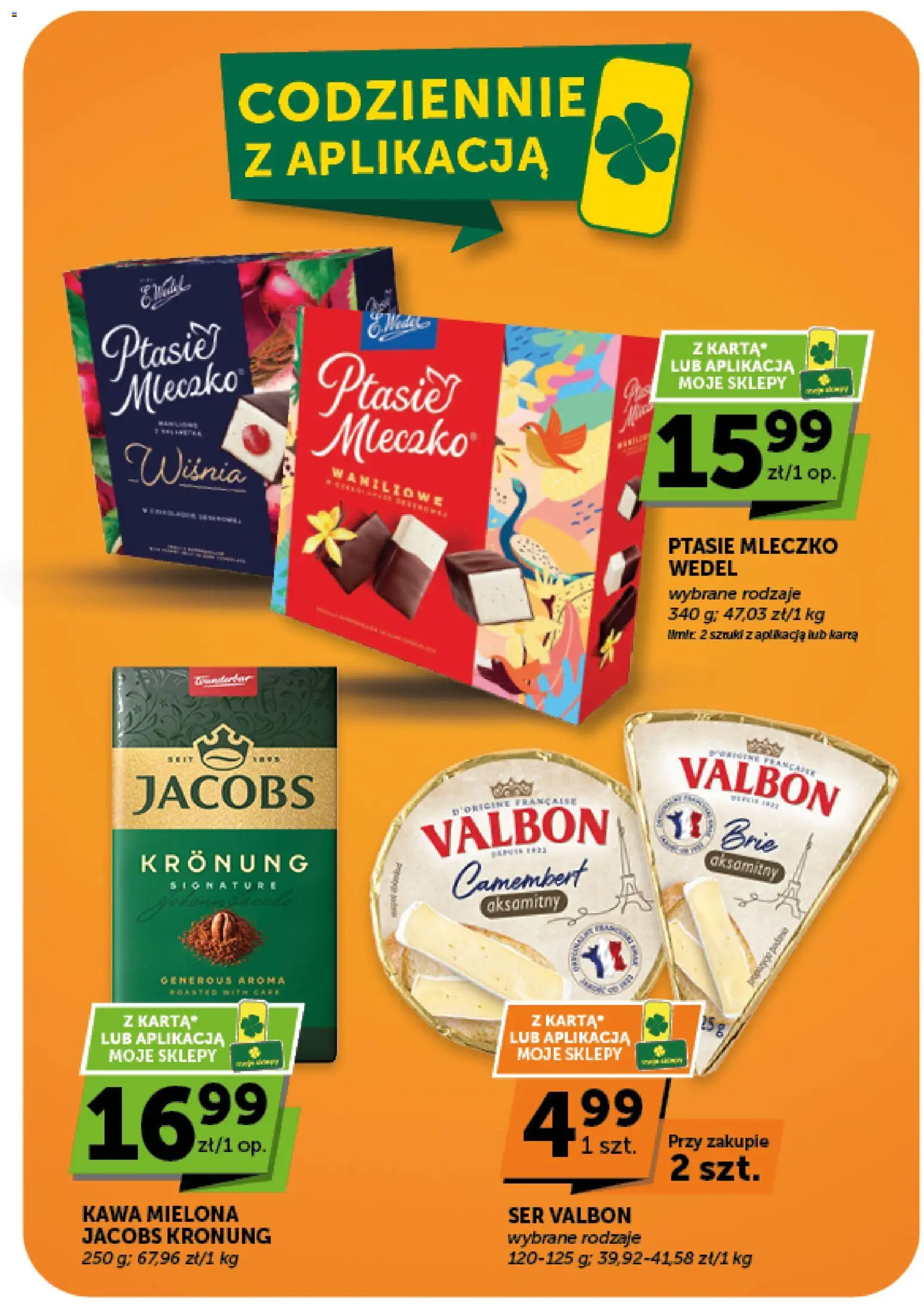 ABC gazetka - Minimarket od 10.09.2026 | Strona: 5 | Produkty: Jacobs, Camembert, Ptasie mleczko, Kawa