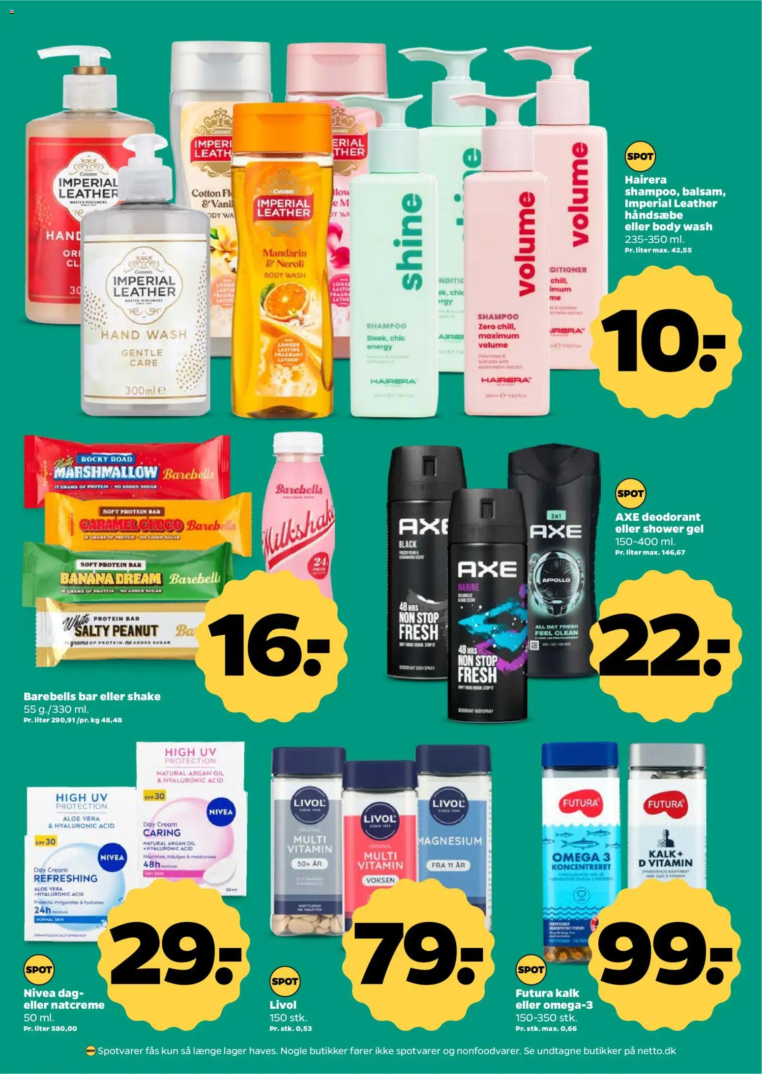 Netto tilbudsavis – gyldig fra 08/08/2026 | Side: 25 | Produkter: Shampoo, Deodorant, Milkshake