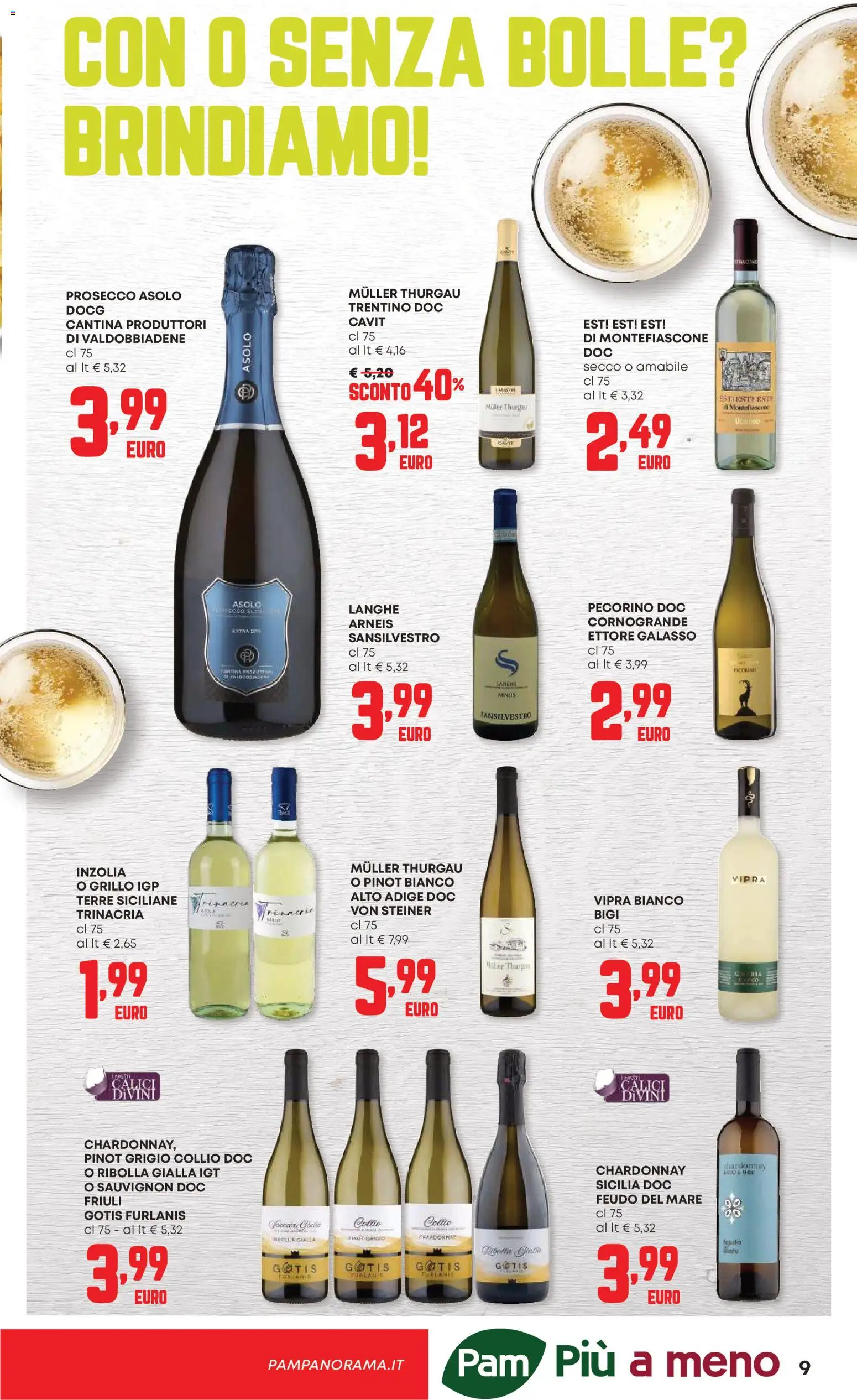 Volantino Panorama del 21.05.2026 | Pagina: 9 | Prodotti: Prosecco, Pecorino