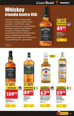 Pogląd oferty "Whiskey Jack Daniel's, 40%, 700 ml" - ważna od 20.04.2026 | Strona: 35 | Produkty: Karta, Jim beam honey, Jack Daniel's, Whisky