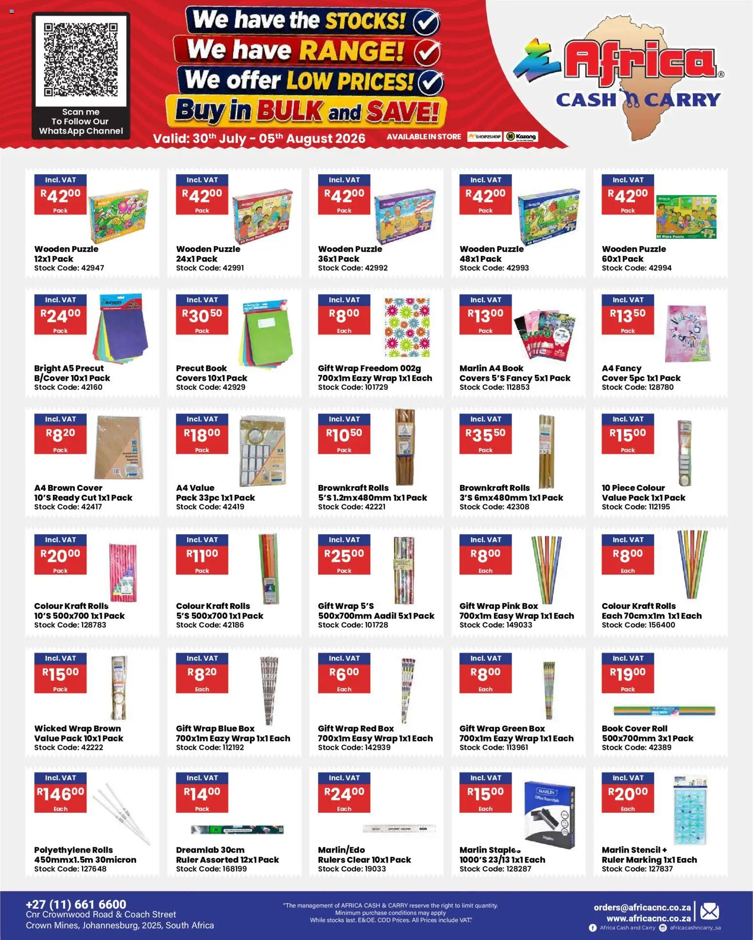 New Africa Cash & Carry catalogue – valid from 30/07/2026 | Page: 60