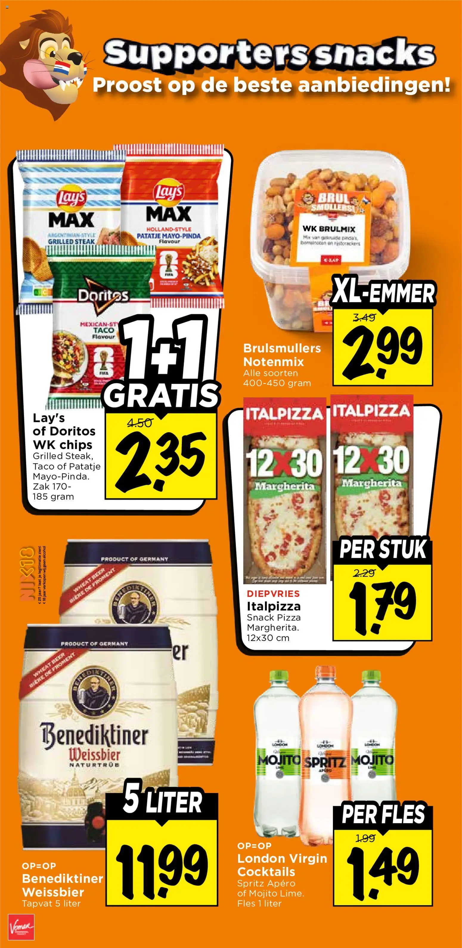 {H1} | Pagina: 10 | Producten: Pizza, Steak, Fles, Alcohol