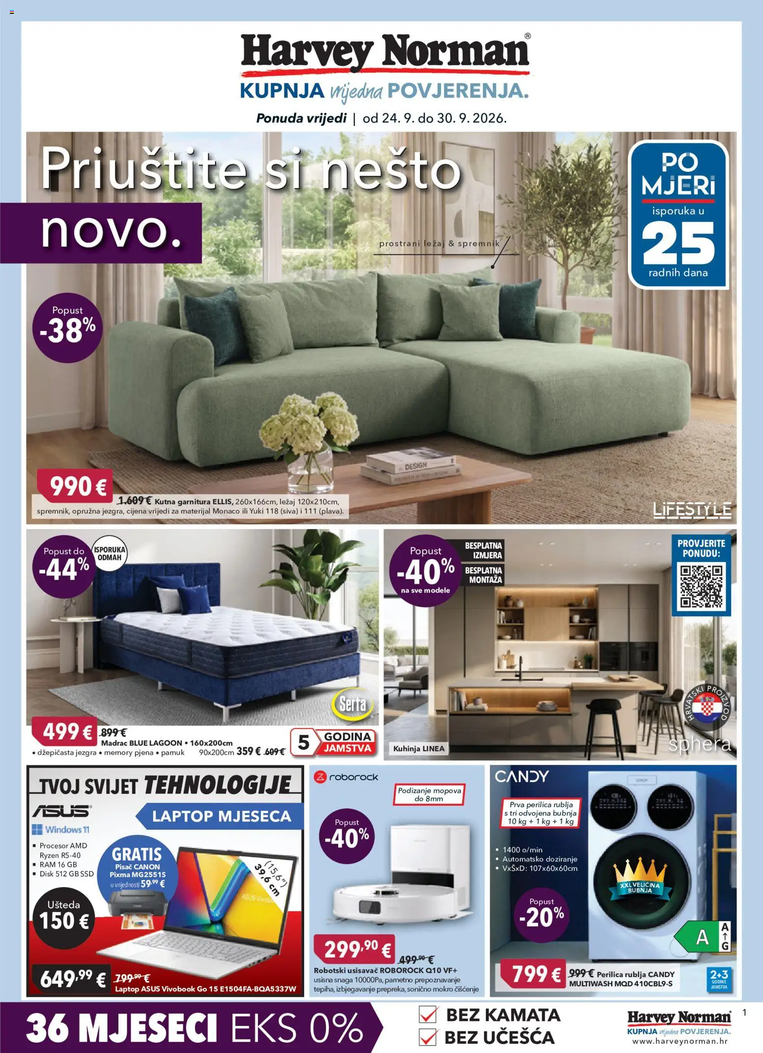 Harvey Norman katalog | vrijedi od 24.09.2026 | Stranica: 1
