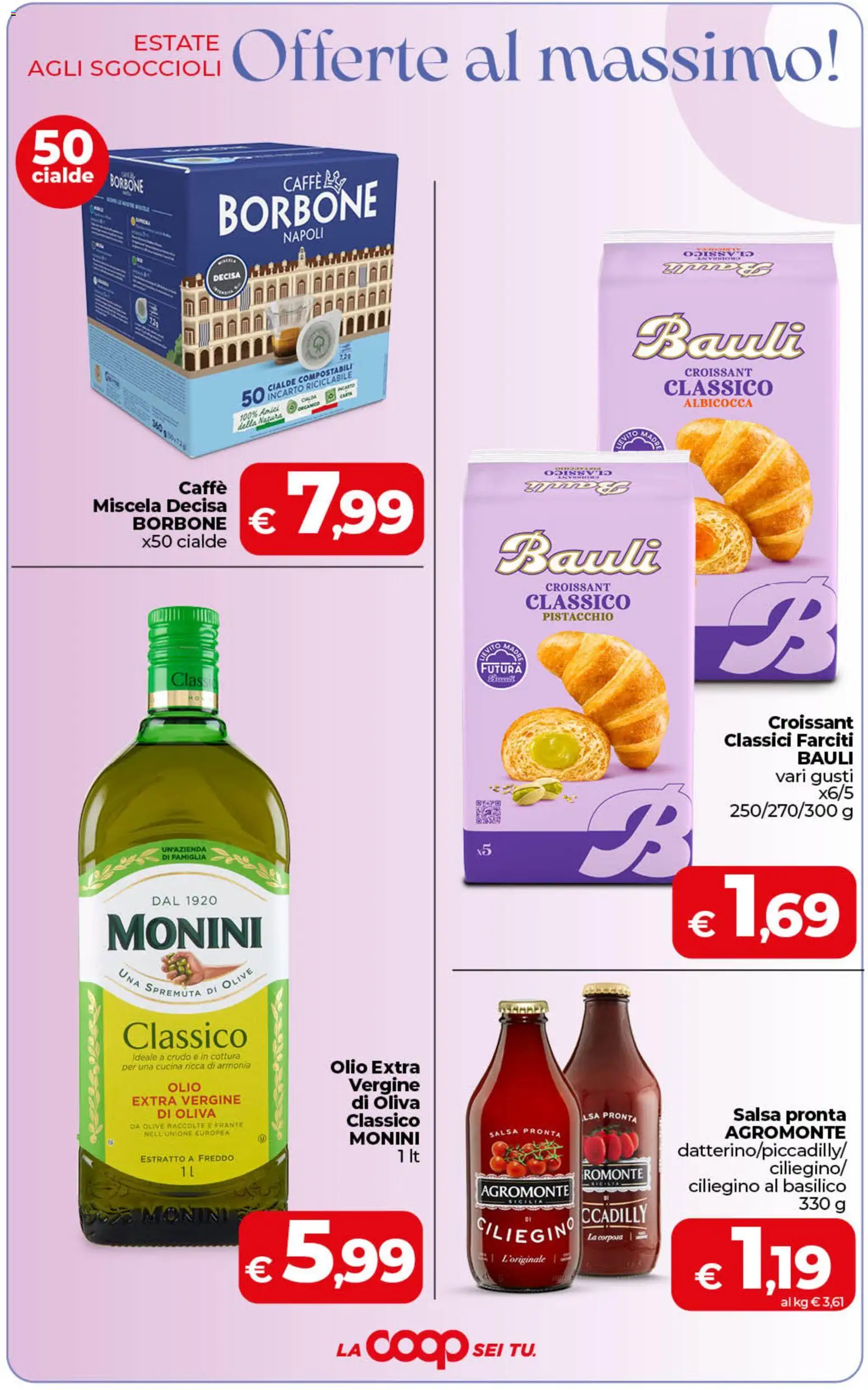 Volantino COOP del 21/08/2026 | Pagina: 2 | Prodotti: Pistacchio, Olio, Olive, Cialde