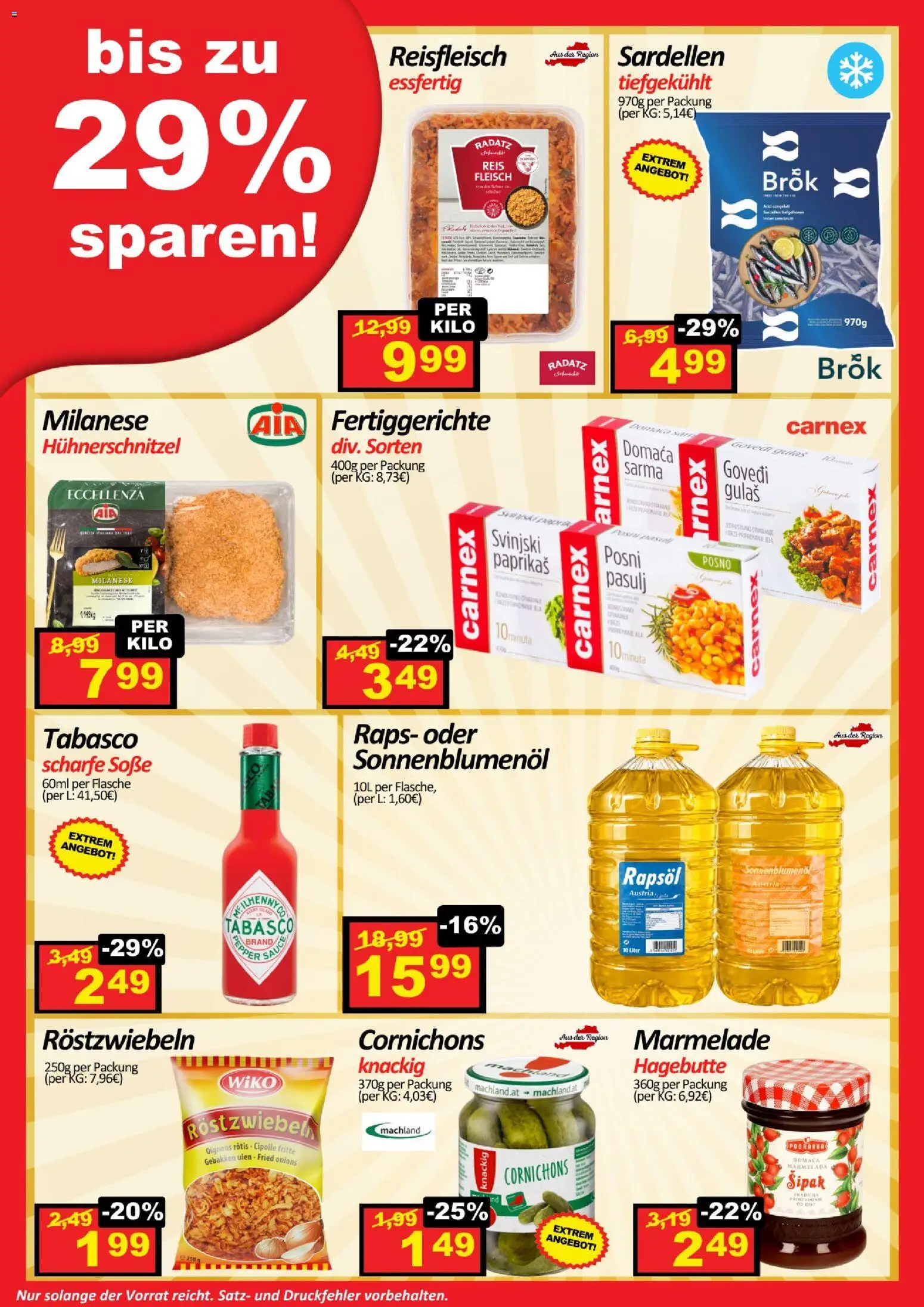 Wurstico Abholmarkt Flugblatt gültig ab 21.05.2026 | Seite: 3 | Produkte: Soße, Fertiggerichte, Reis