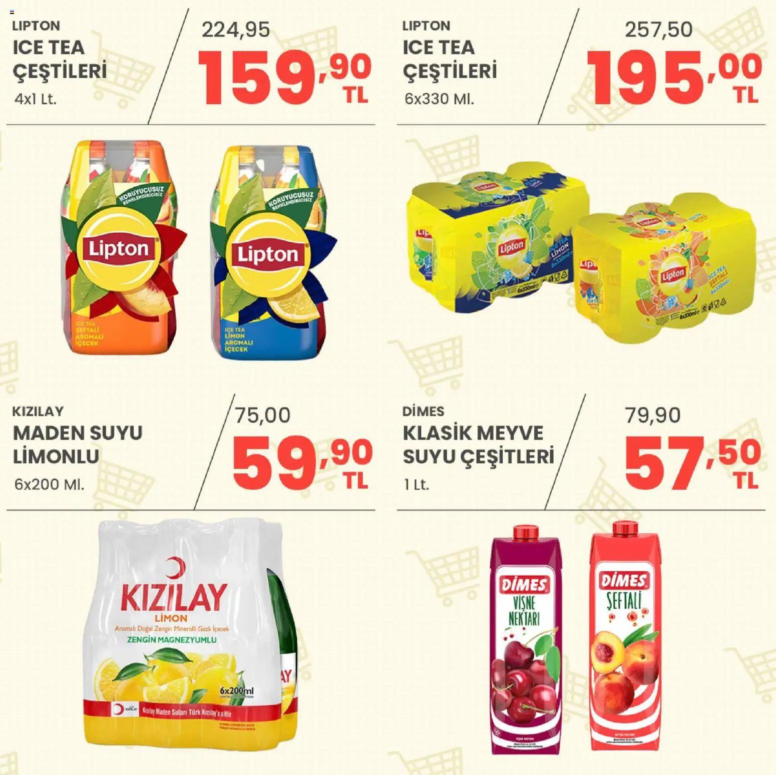 Sarıyer Katalog - 10 Temmuz 2026 tarihinden itibaren geçerlidir | Sayfa: 30 | Ürünler: Vişne, Limon, Maden suyu, Ice tea