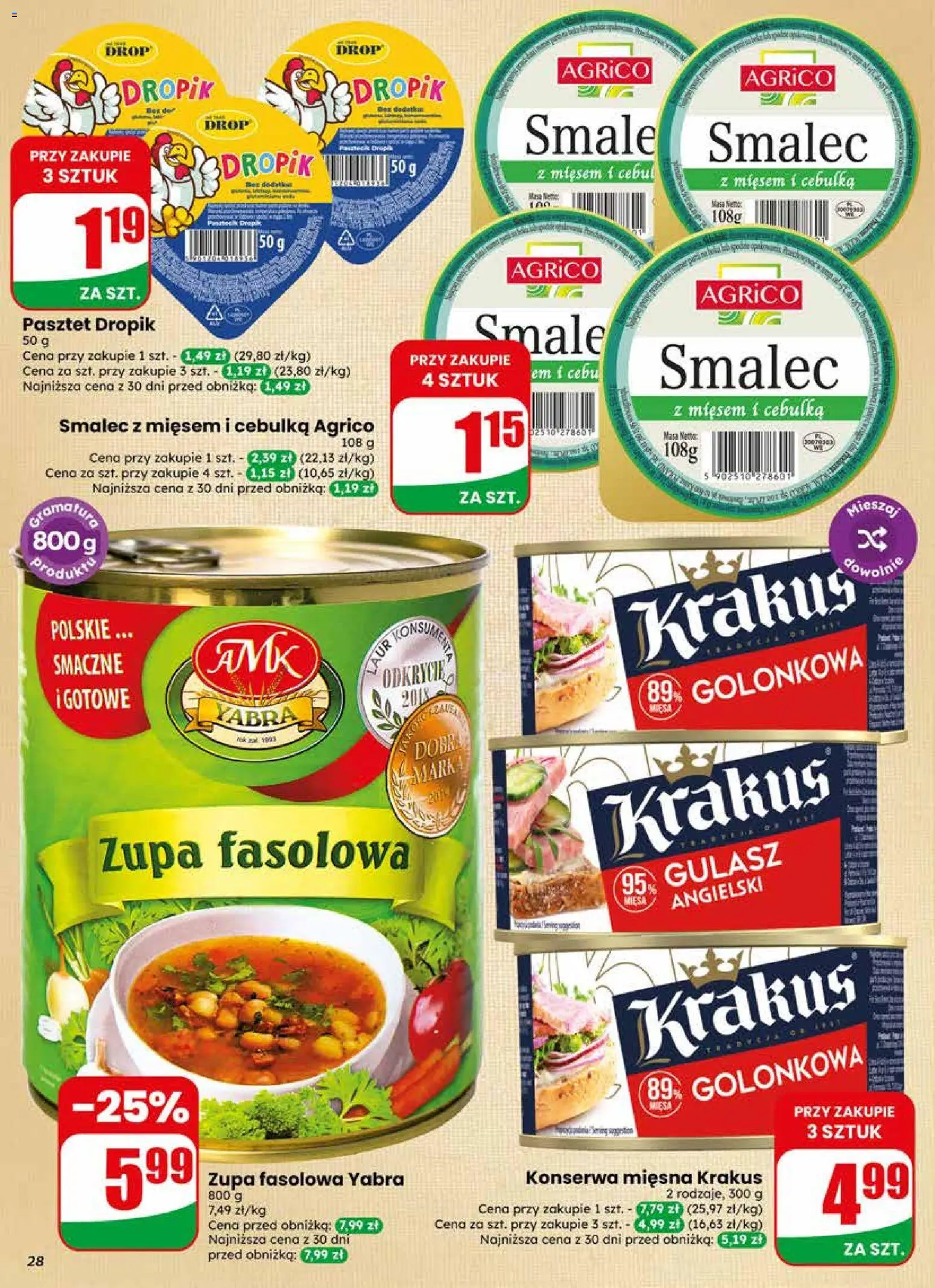 Dino gazetka od 13.05.2026 | Strona: 28 | Produkty: Zupa, Gulasz