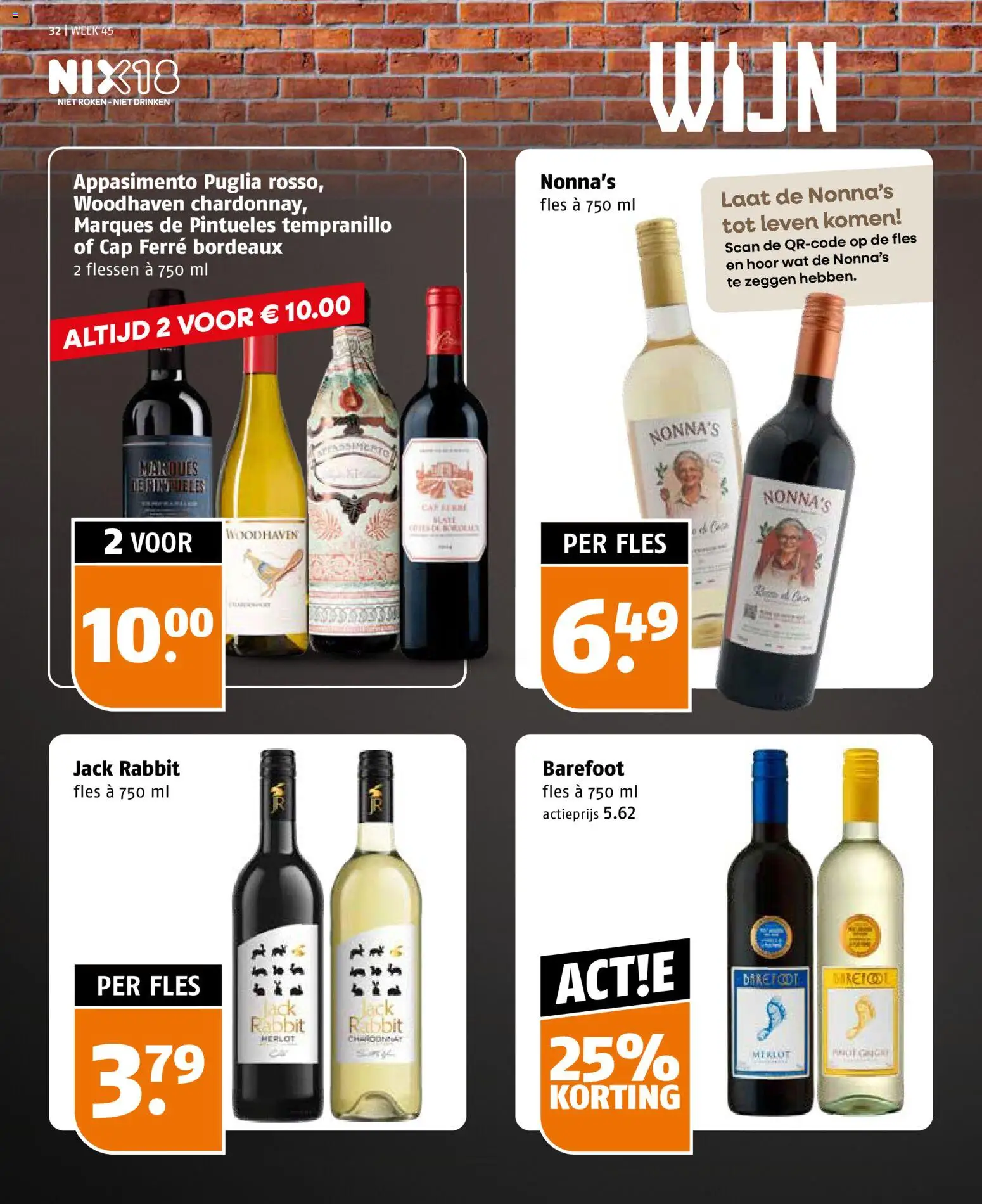 {H1} | Pagina: 32 | Producten: Wijn, Fles