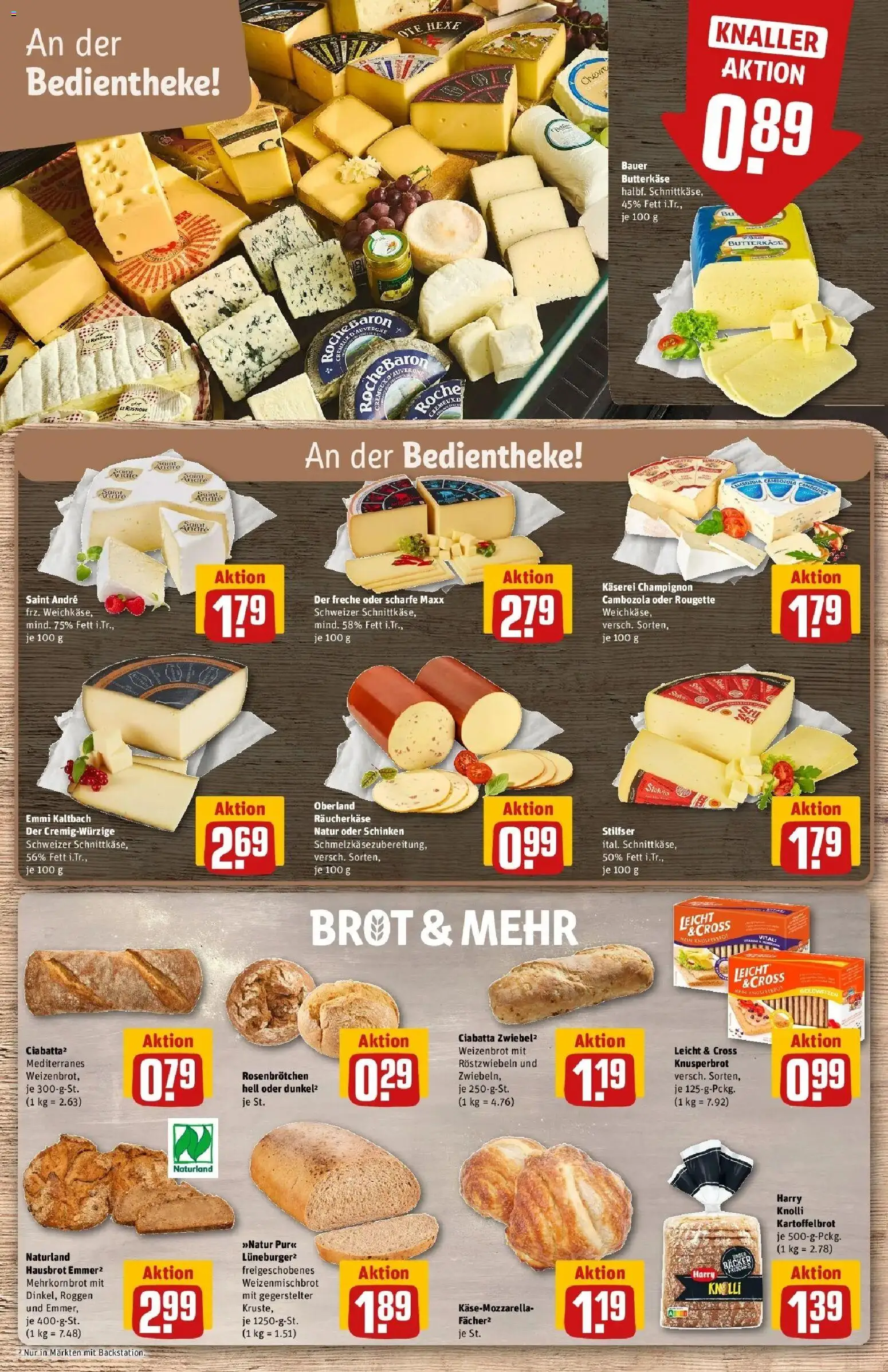 Rewe Prospekt Lutherstadt Eisleben – gültig ab 17.05.2026 | Seite: 15 | Produkte: Brot, Schinken
